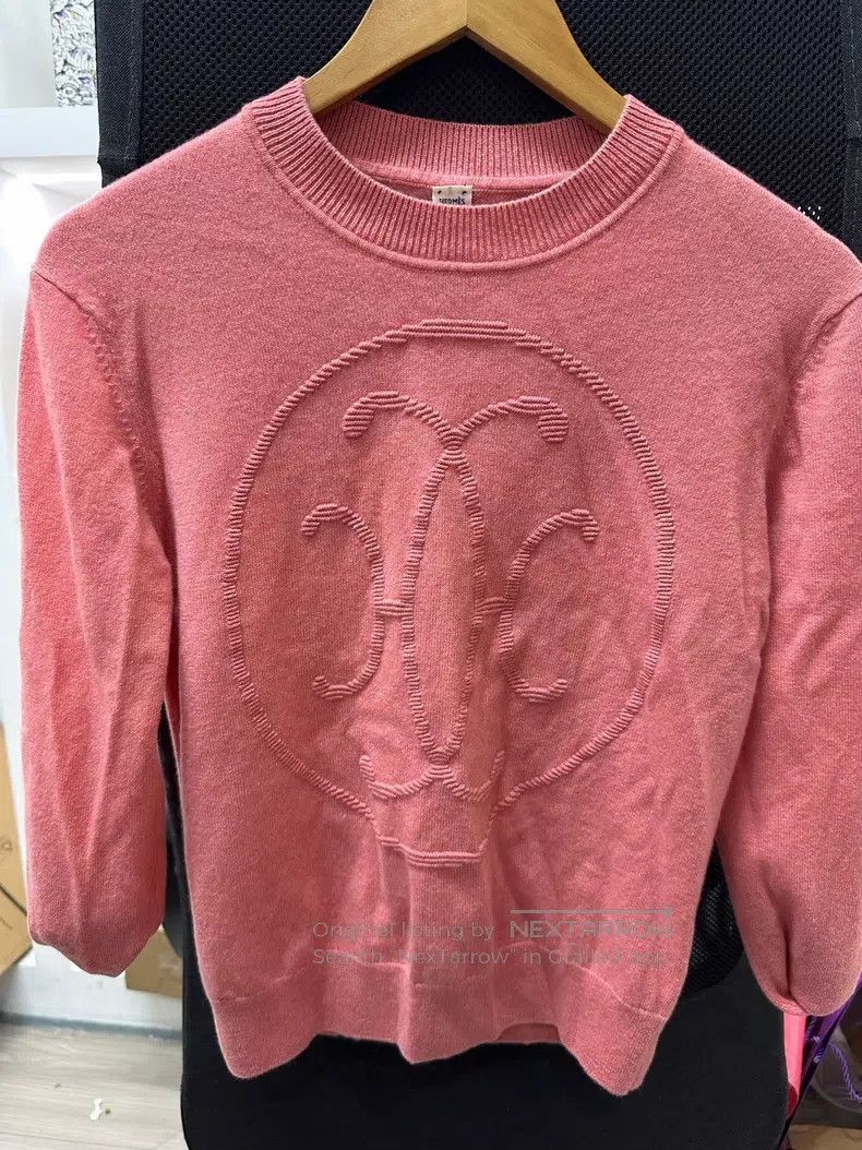 Hermes Hermes Fuchsia Cashmere Knit Top Size XS / US 0-2 / IT 36-38 - 1 Thumbnail