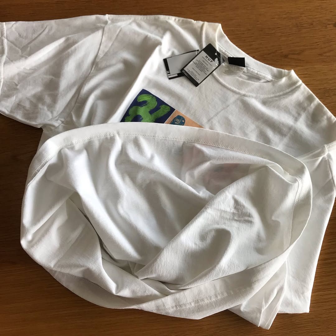 Huf HUF Skateboard THREEMIX UNISEX T SHIRT WHITE tee shirt mexic Size US L / EU 52-54 / 3 - 13 Thumbnail
