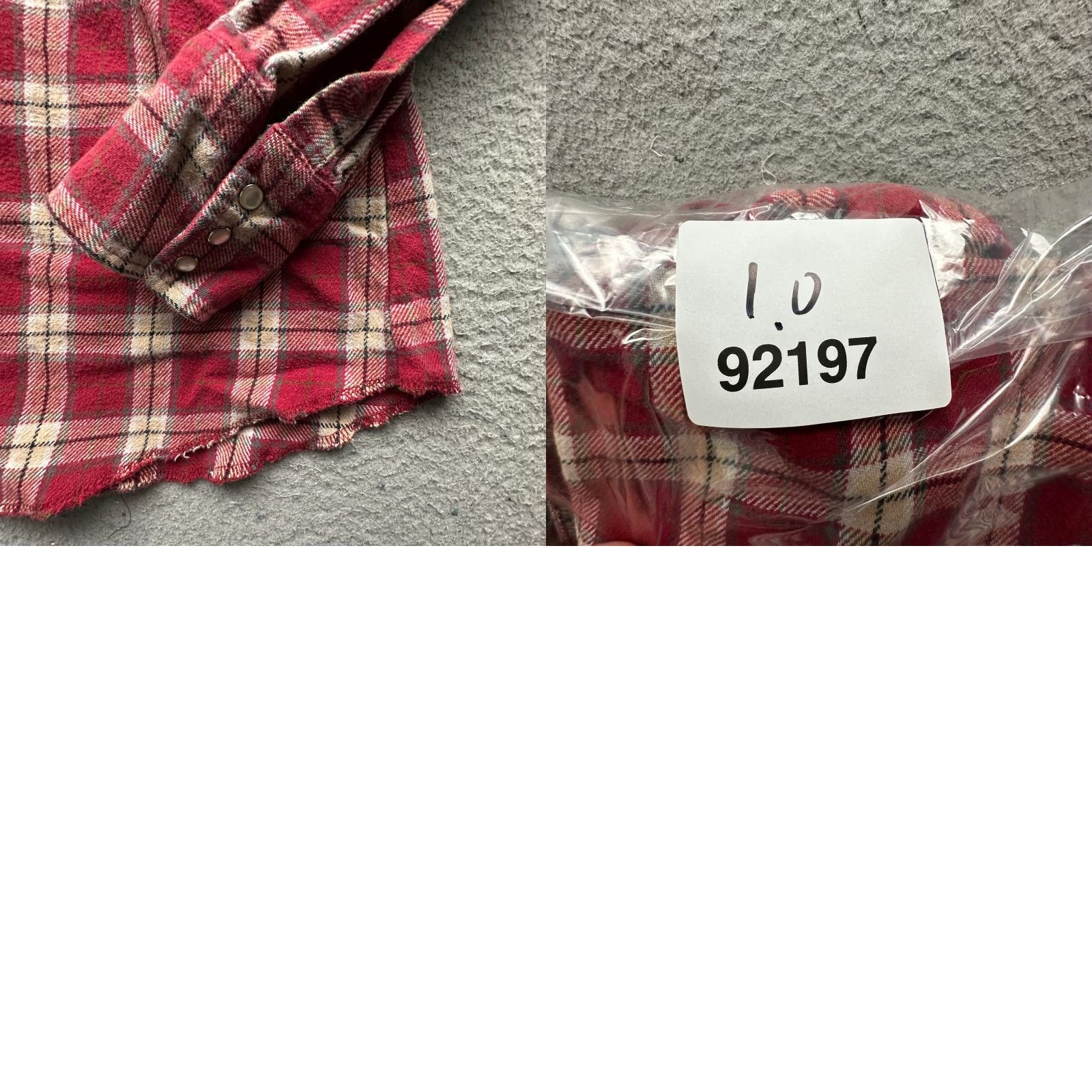 Wrangler Wrangler Shirt Flannel Red Plaid Pearl Snap Long Sleeve Mens Medium Pockets Button-Up Casual Workwear M Regular Cotton Size US M / EU 48-50 / 2 - 8 Thumbnail