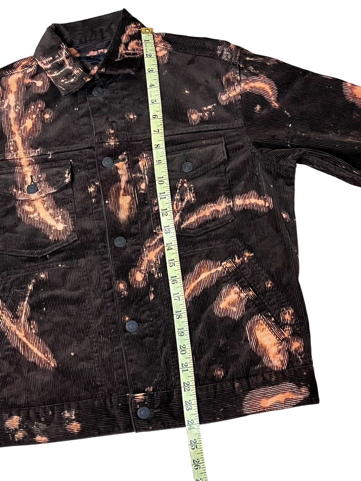 Japanese Brand UNIQLO acid washed punk rock&roll trucker corduroy jackets Size US S / EU 44-46 / 1 - 13 Thumbnail