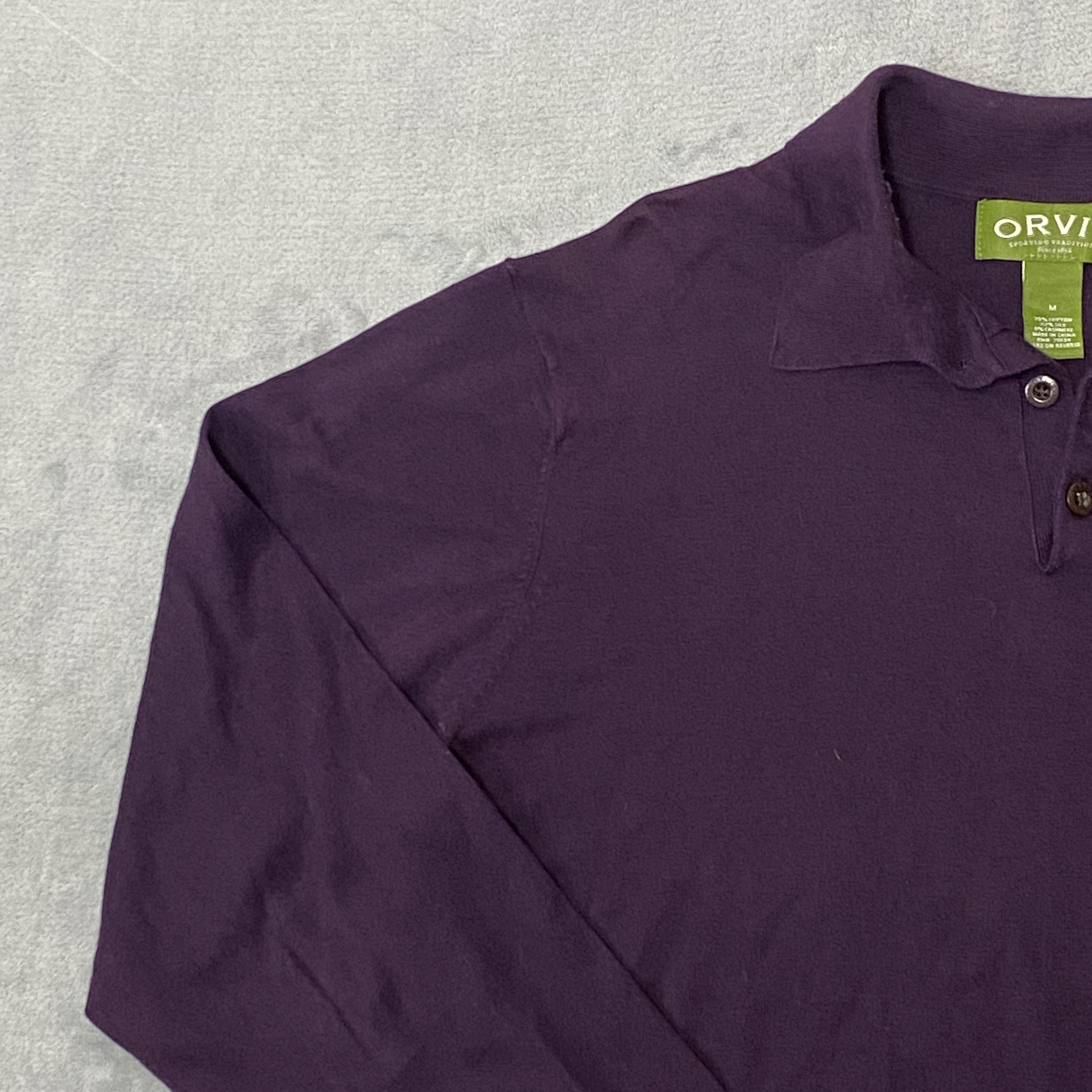 Orvis SILK/CASHMERE Blend Sweater Medium Collared Soft Long Sleeve Size US M / EU 48-50 / 2 - 4 Thumbnail