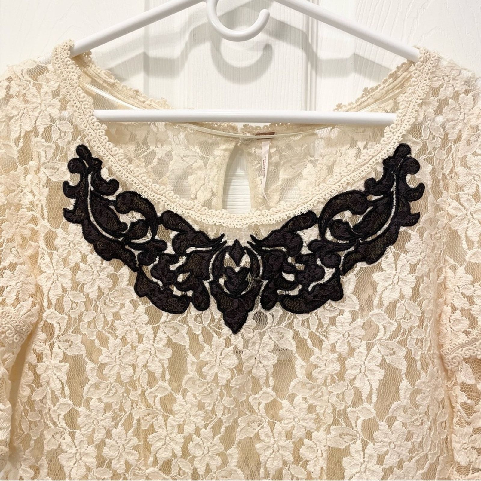Free People Free People Lace Top M Size M / US 6-8 / IT 42-44 - 5 Thumbnail
