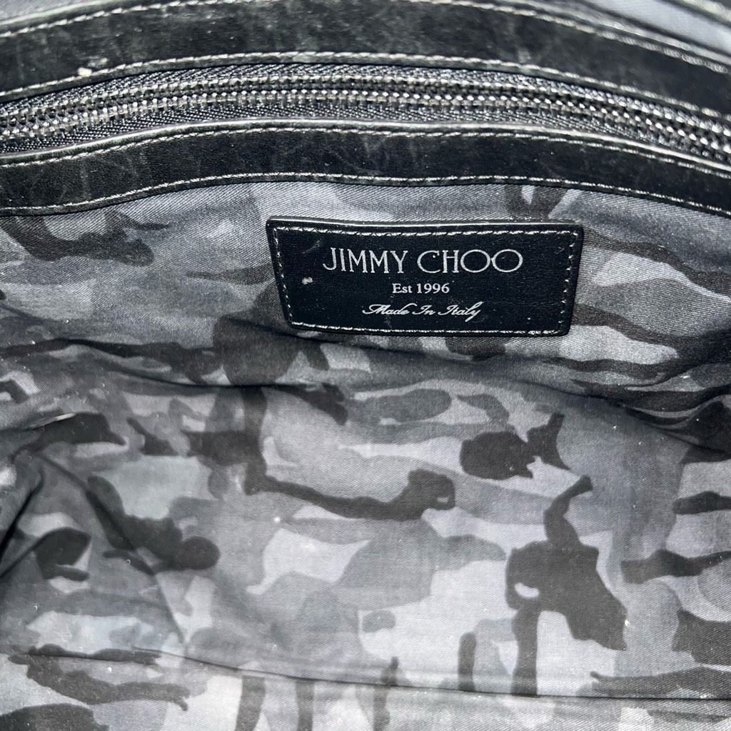 Jimmy Choo Jimmy Choo Laptop Holder/Clutch/Wristlet Black and Red Leath Size ONE SIZE - 10 Thumbnail