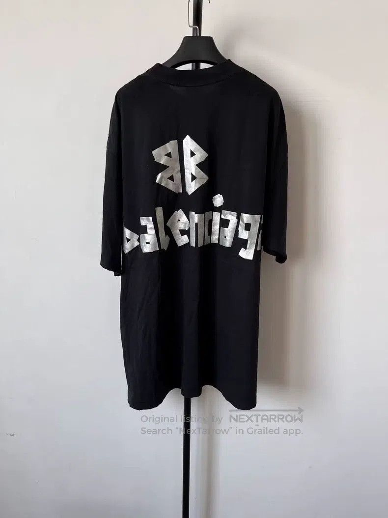 Balenciaga Balenciaga Alphabet print worn short-sleeve round neck T-s Size XXL / US 16-18 / IT 52-54 - 2 Thumbnail