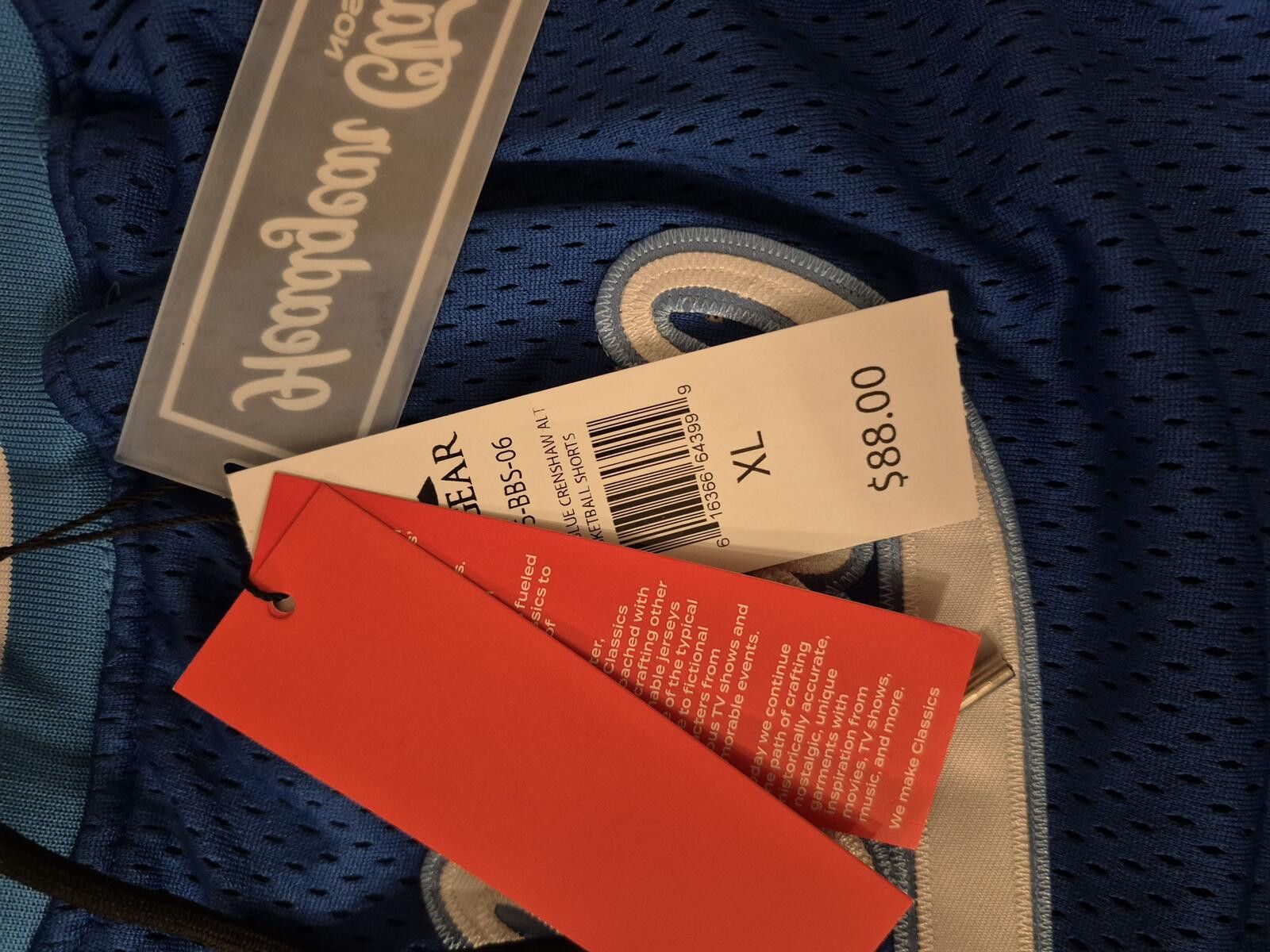 Other Headgear Classics Crenshaw Mesh Shorts Nipsey Hussle Size XL Size US 38 / EU 54 - 3 Thumbnail