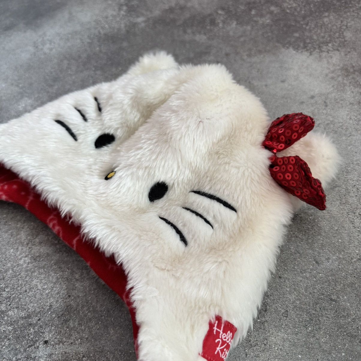 Hysteric Glamour × Japanese Brand × Vintage Hello Kitty Amazing Faux Fur Y2K Ushanka Hat Size ONE SIZE - 2 Thumbnail