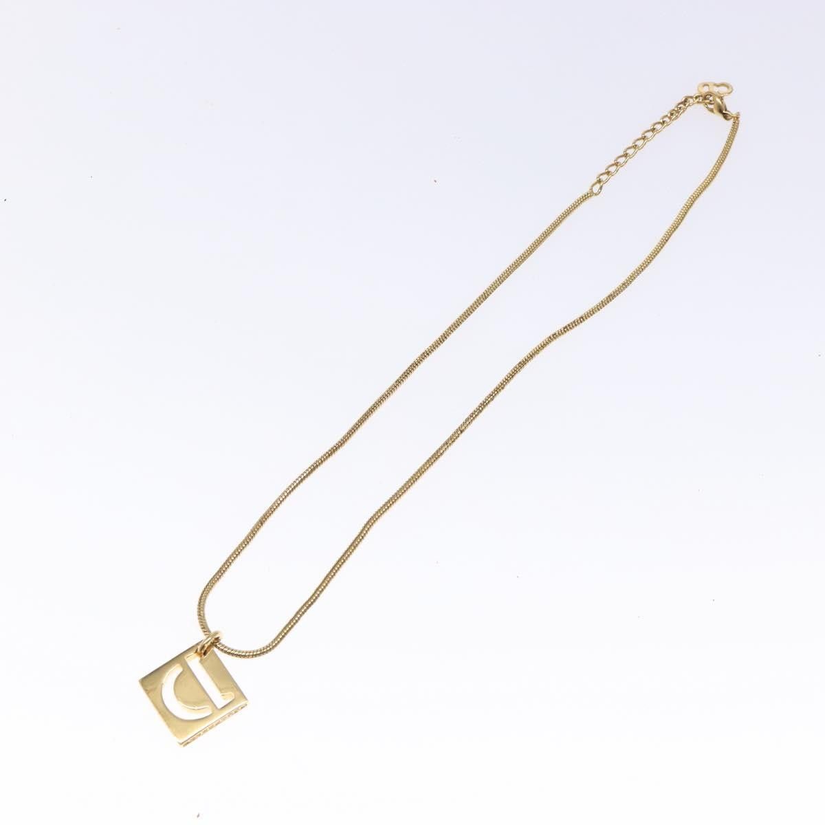 Dior Christian Dior D logo Pendant Necklace Metal Size ONE SIZE - 1 Thumbnail