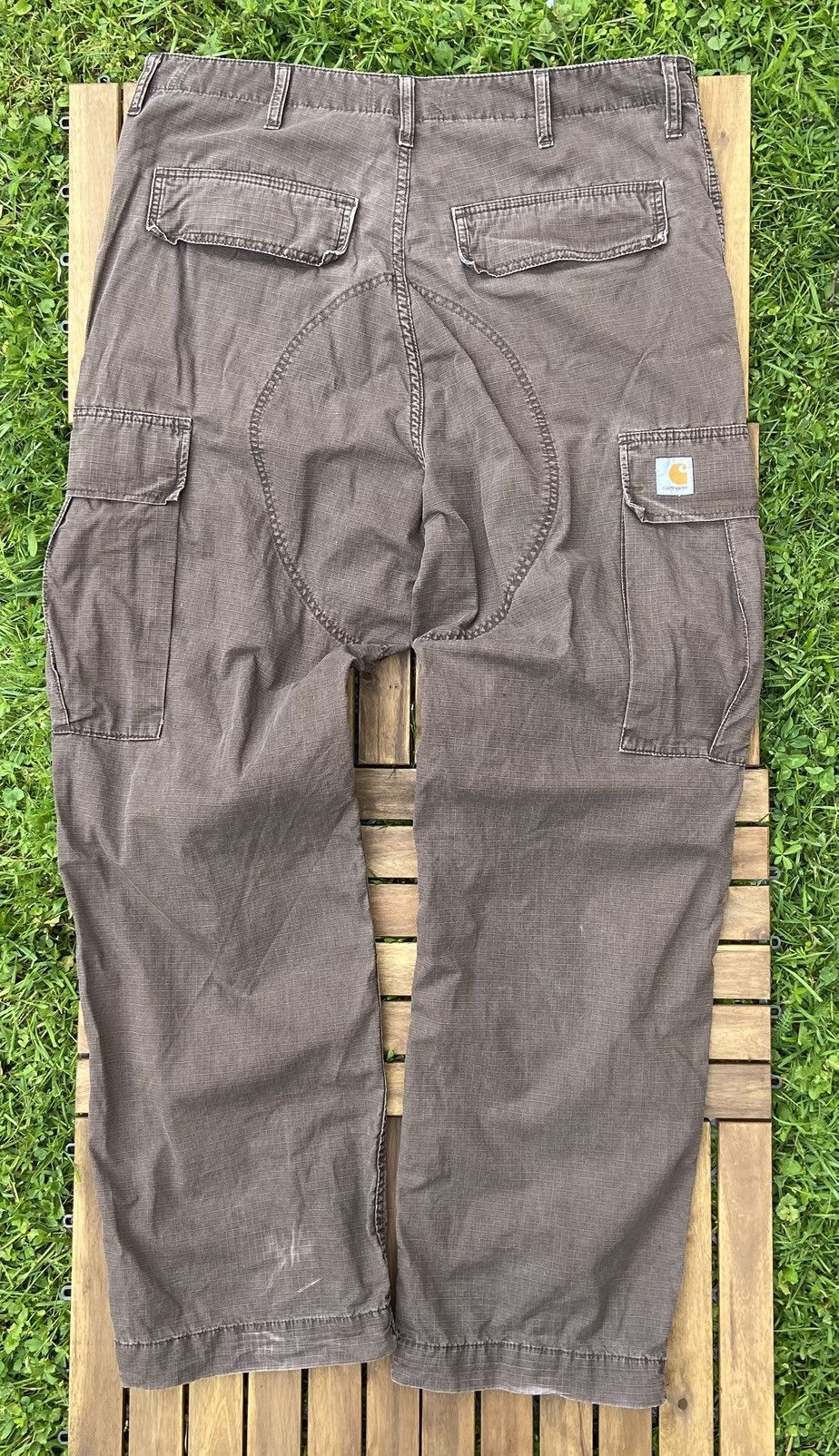 Carhartt 🟤 Carhartt Vintage Baggy Cargo Pants🟤 Size US 34 / EU 50 - 2 Thumbnail