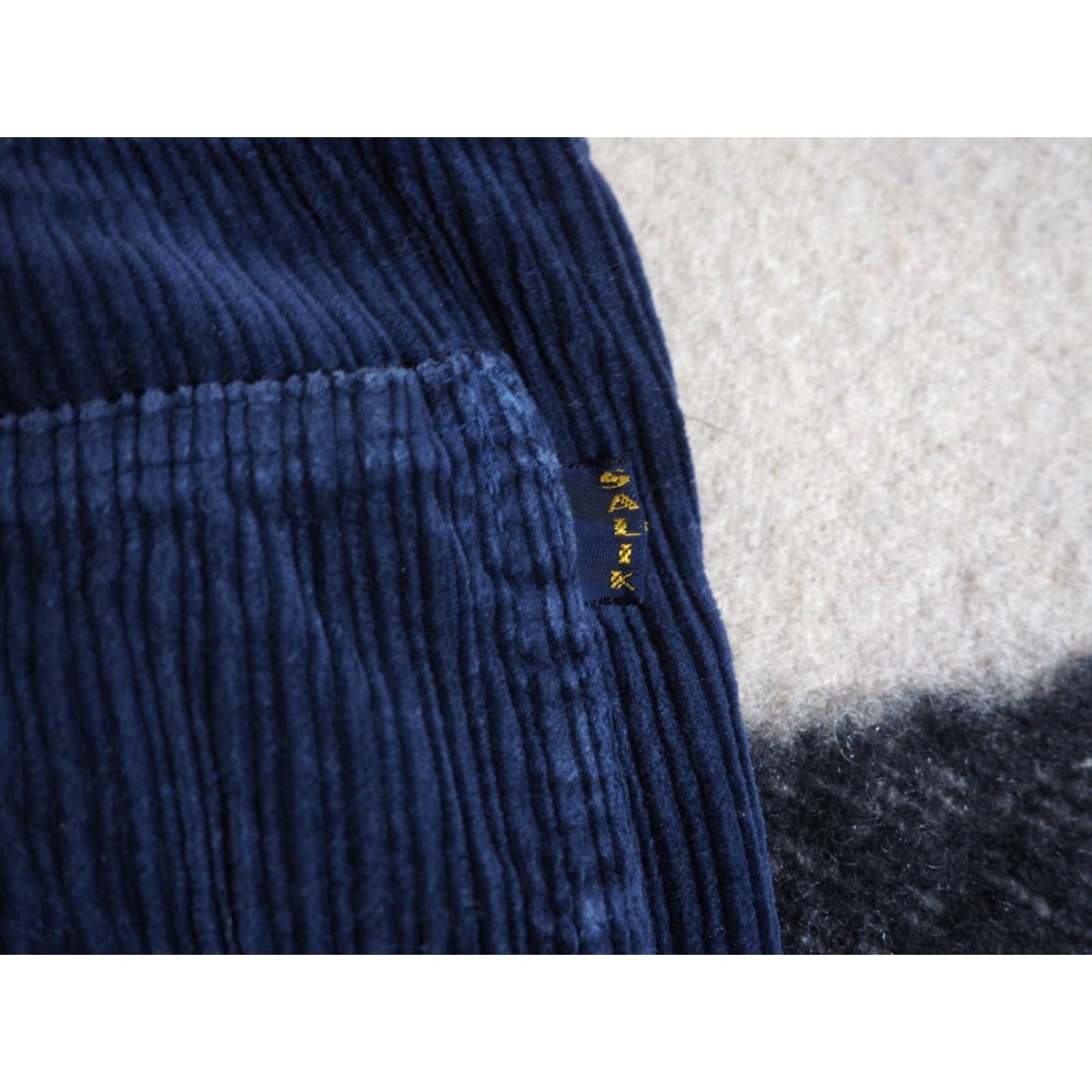 Vintage VTG Salik Western Navy Blue Corduroy Pants 28x30 Mens 1960s 50s Inseam 30 Casual Flat Front Look Hippy USA Size US 28 / EU 44 - 7 Thumbnail