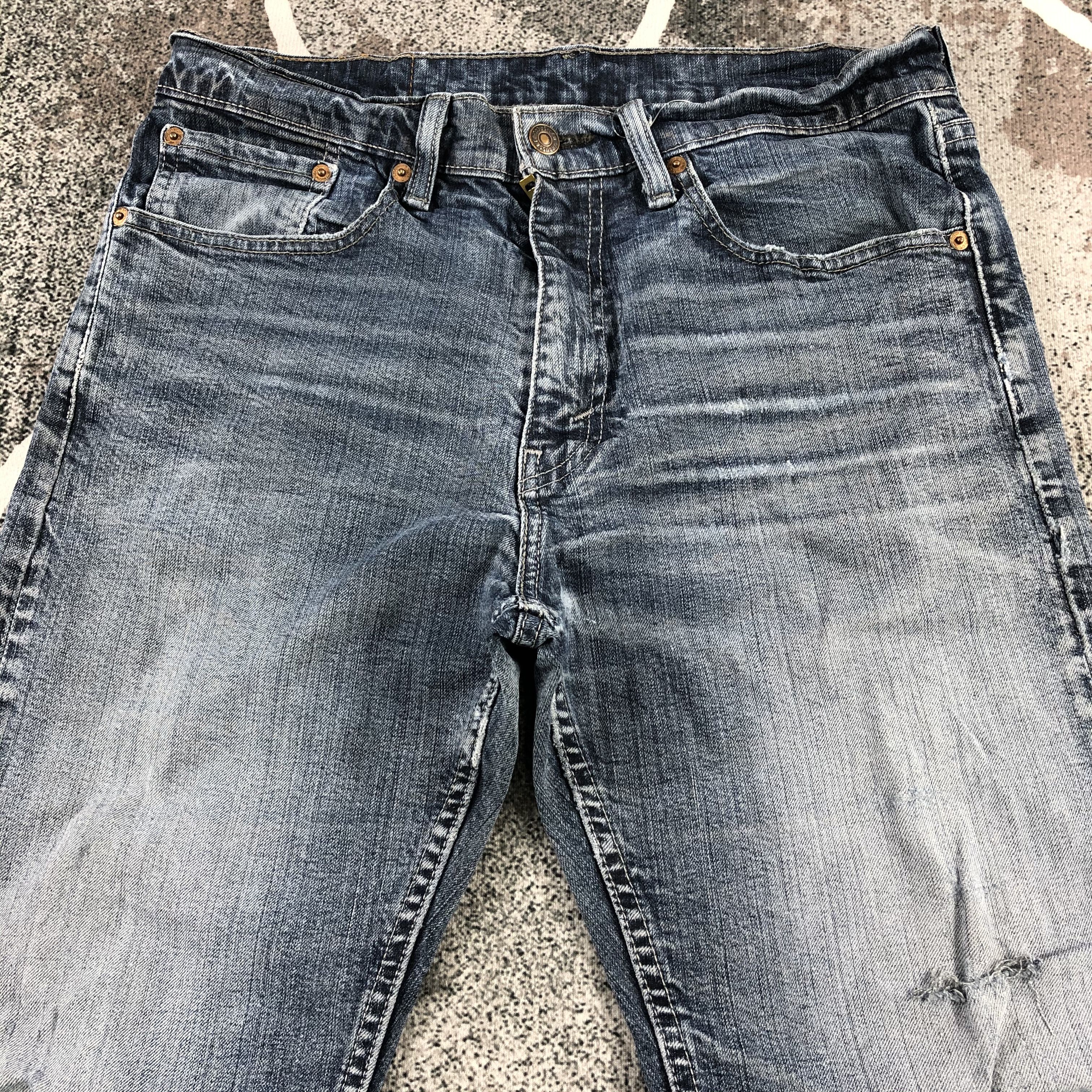 Levi's Vintage Levi's 505 Jeans Distress Faded Blue Denim KJ1027 Size US 32 / EU 48 - 3 Thumbnail