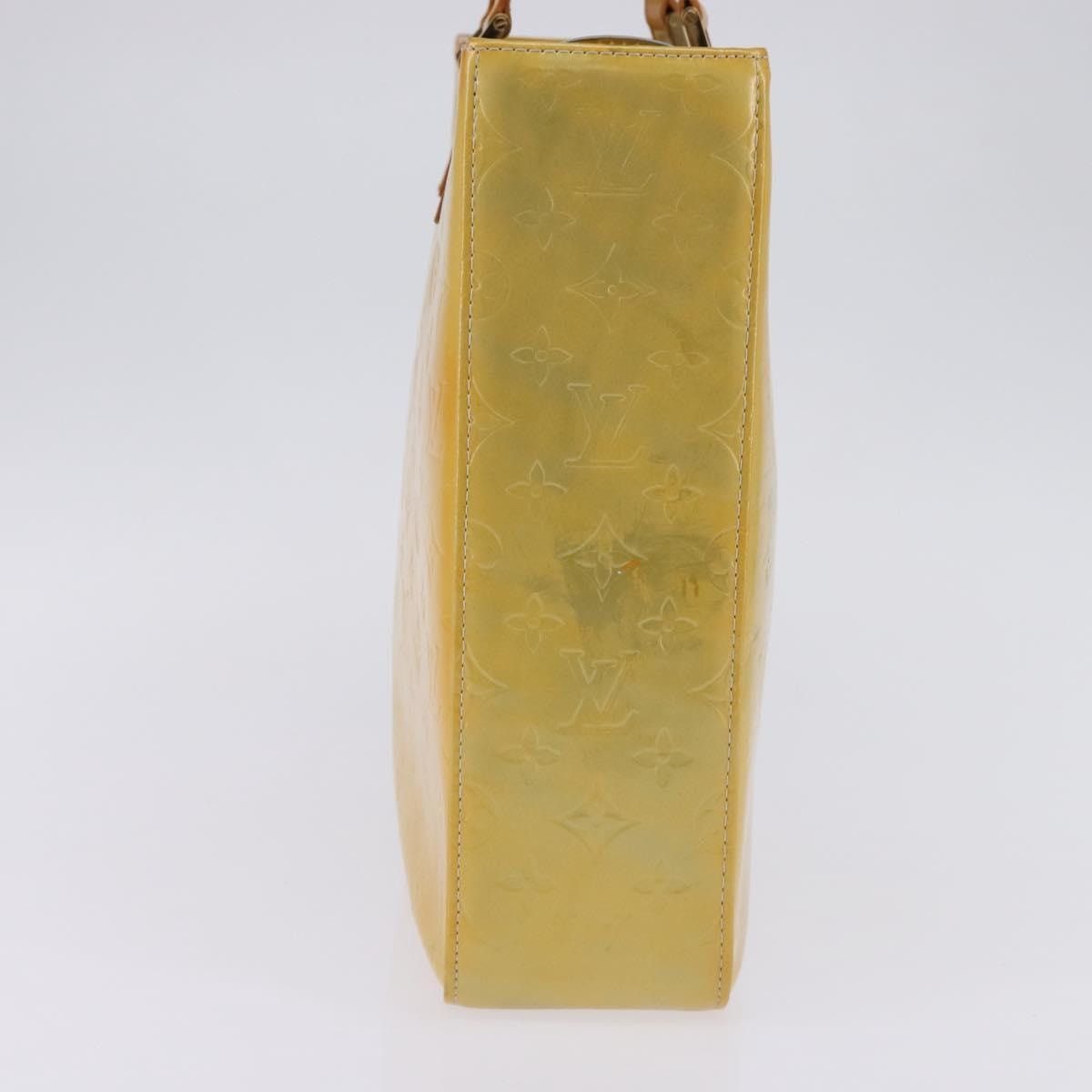 Louis Vuitton LOUIS VUITTON Monogram Vernis Columbus Tote Bag Gris M91028 Size ONE SIZE - 5 Thumbnail