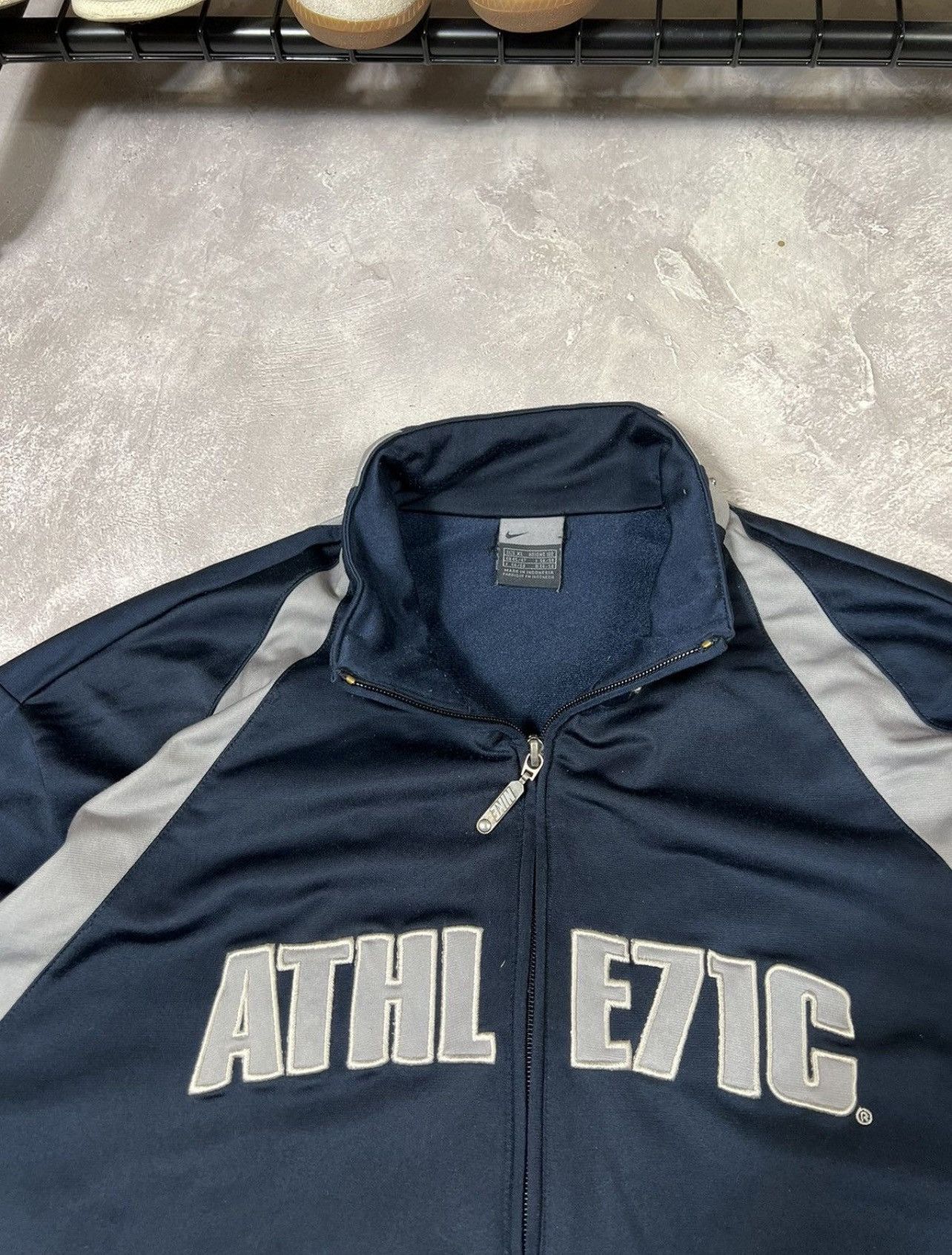 Other Vintage 90s Nike Athletic 71 Y2k Zip Jacket Size US XL / EU 56 / 4 - 7 Thumbnail