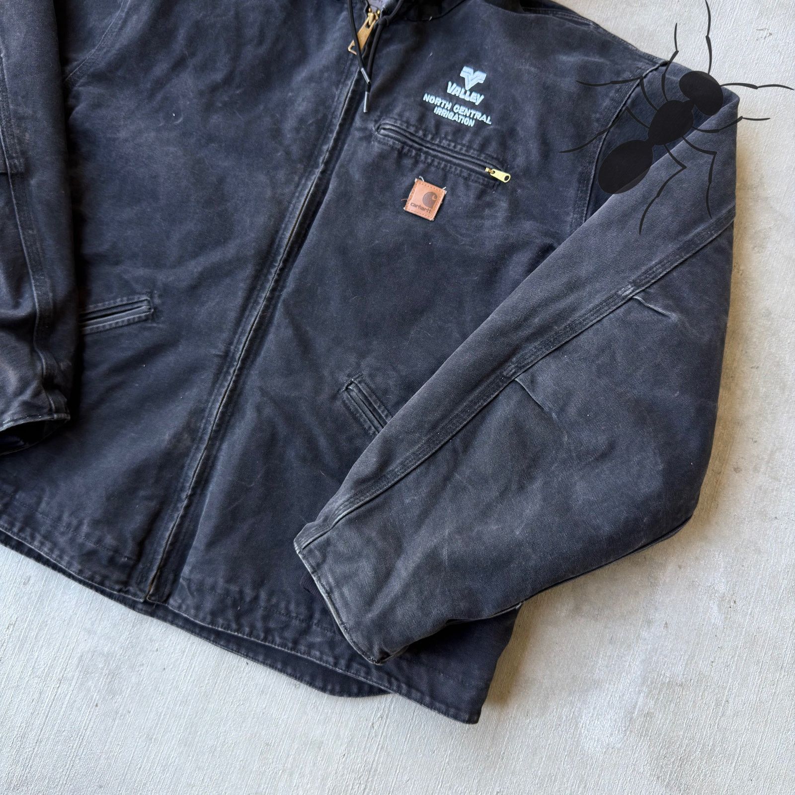 Carhartt × Vintage Carhartt J141 black sierra hooded work wear jacket Size US XXL / EU 58 / 5 - 4 Thumbnail