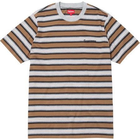 Supreme Supreme SS17 Shadow Stripe Tee M Size US M / EU 48-50 / 2 - 8 Thumbnail