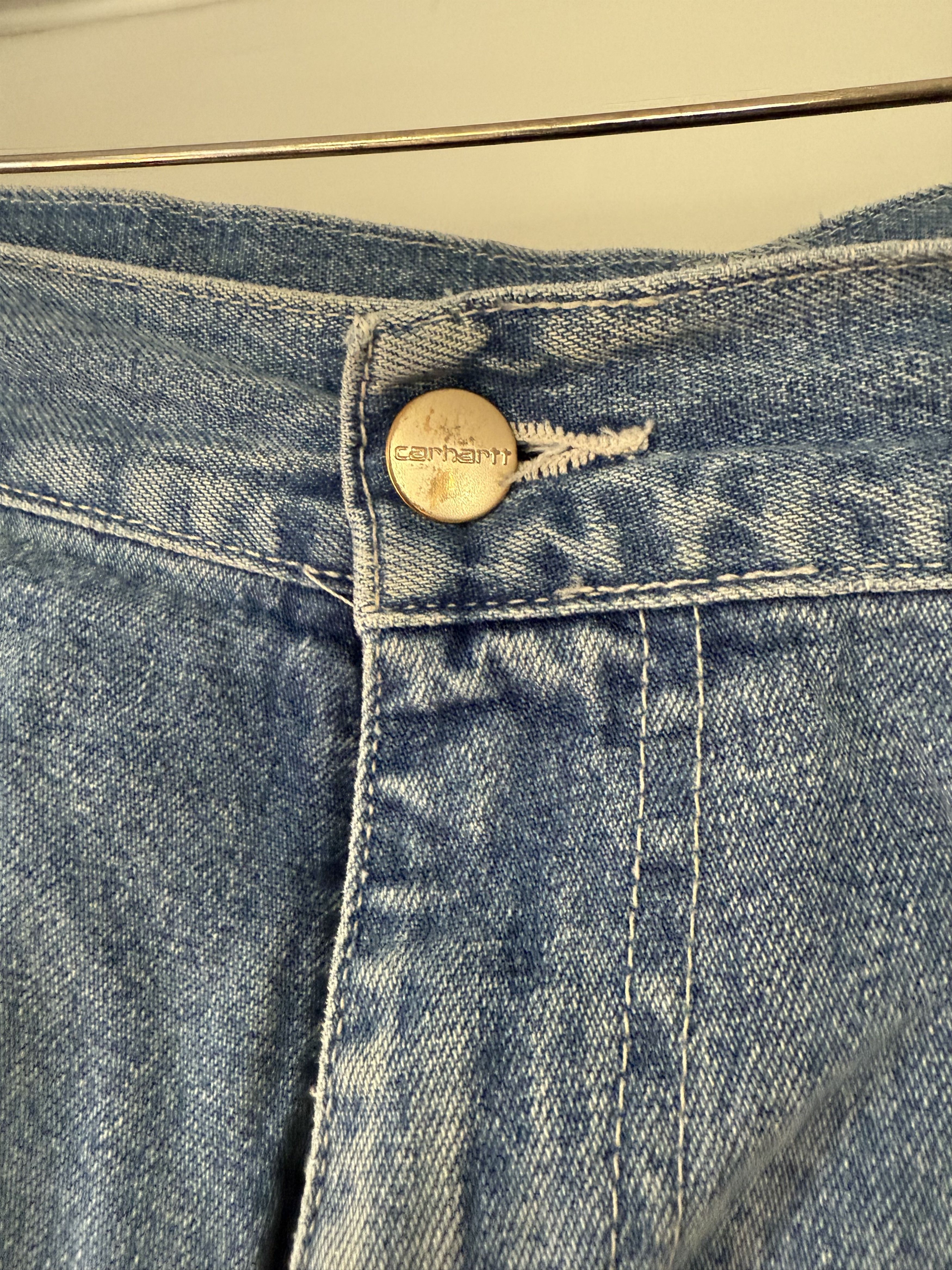 Carhartt Wip Carhartt WIP Denim Carpenter Pant Workwear Size 31x32 Size US 31 - 5 Thumbnail