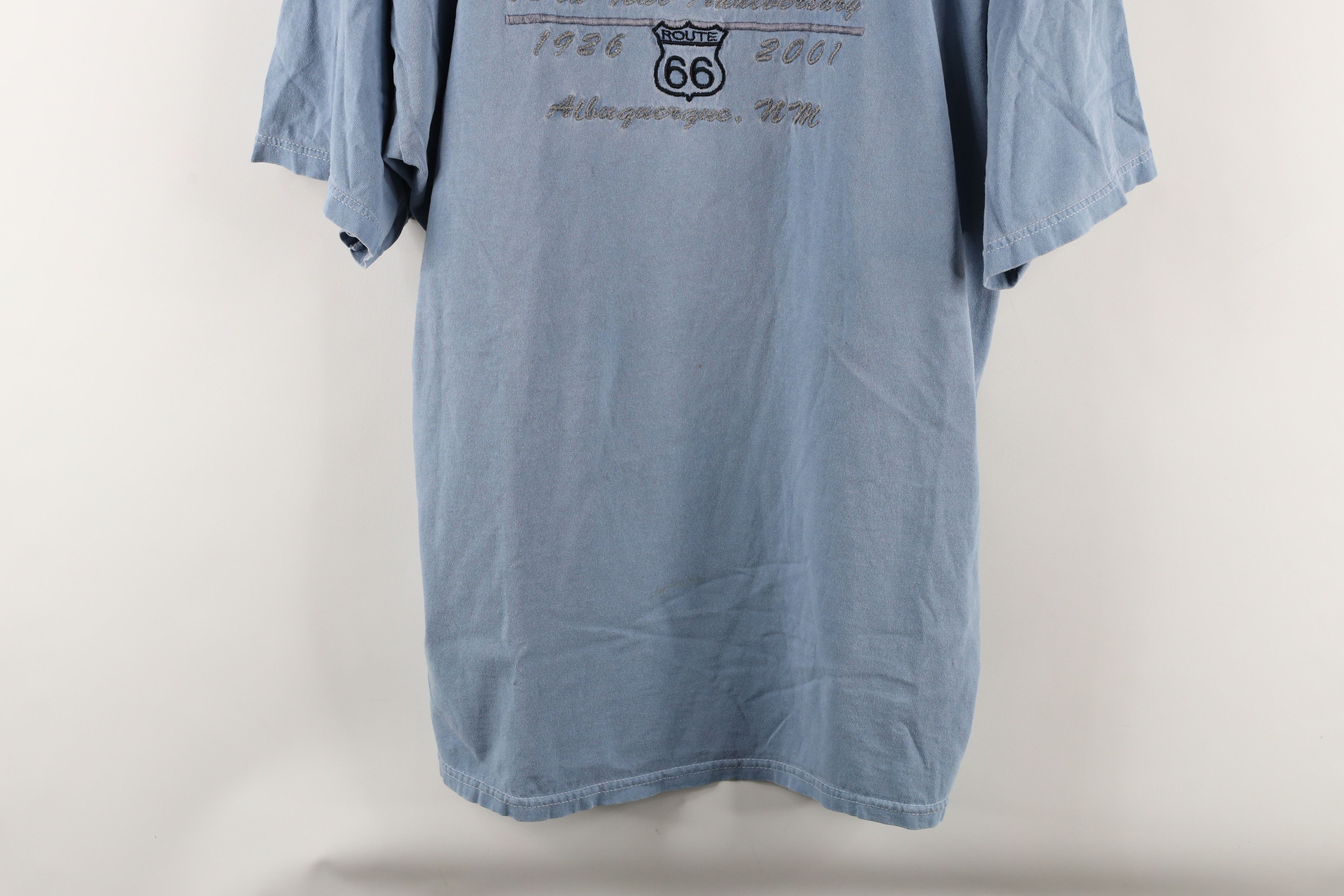 Vintage Vintage Y2K 2001 Route 66 New Mexico T-Shirt Blue Size US XL / EU 56 / 4 - 3 Thumbnail