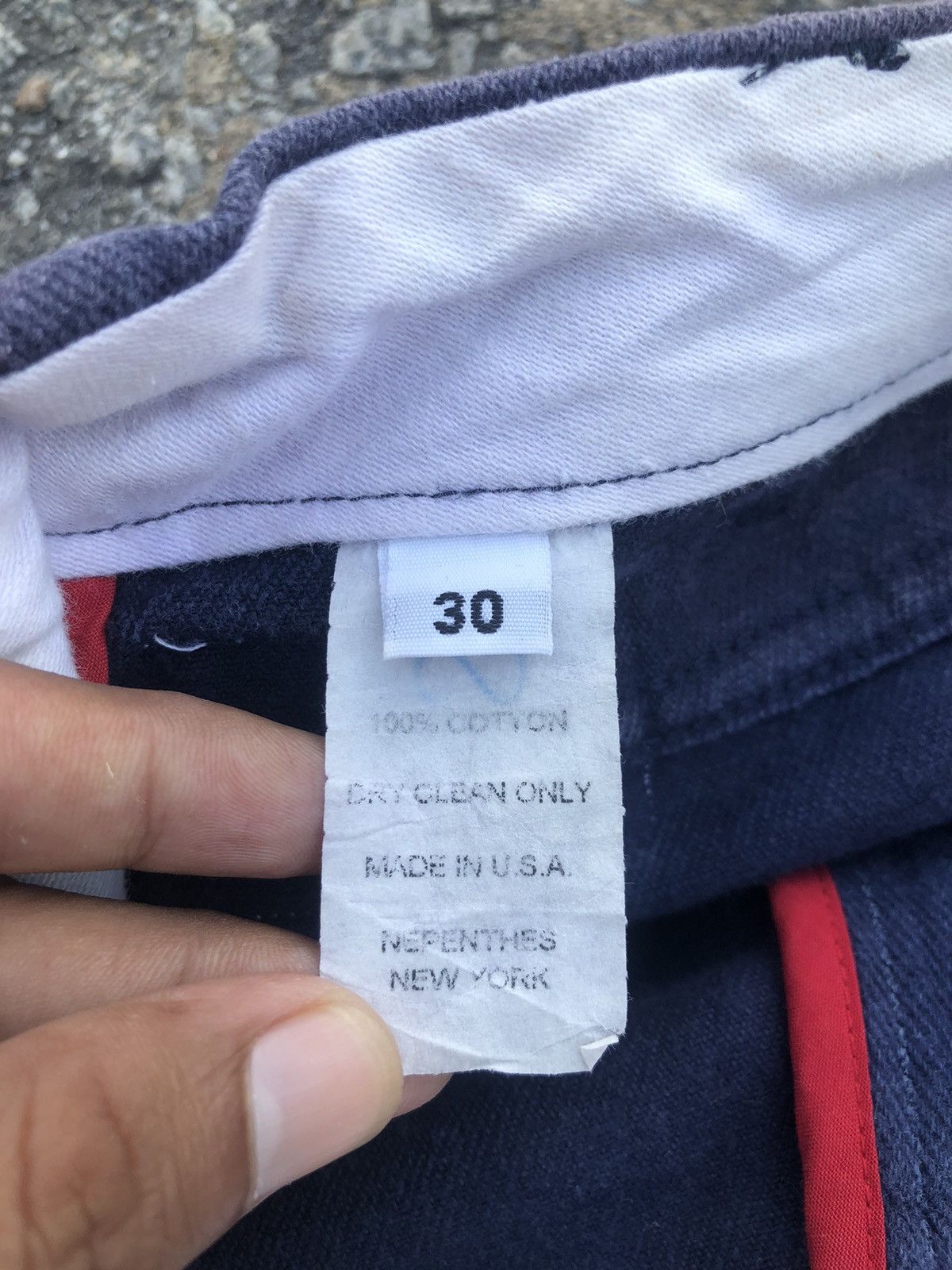 Nepenthes Engineered Garment by Nepenthes Hickory Carpenter Pants Size US 30 / EU 46 - 4 Thumbnail