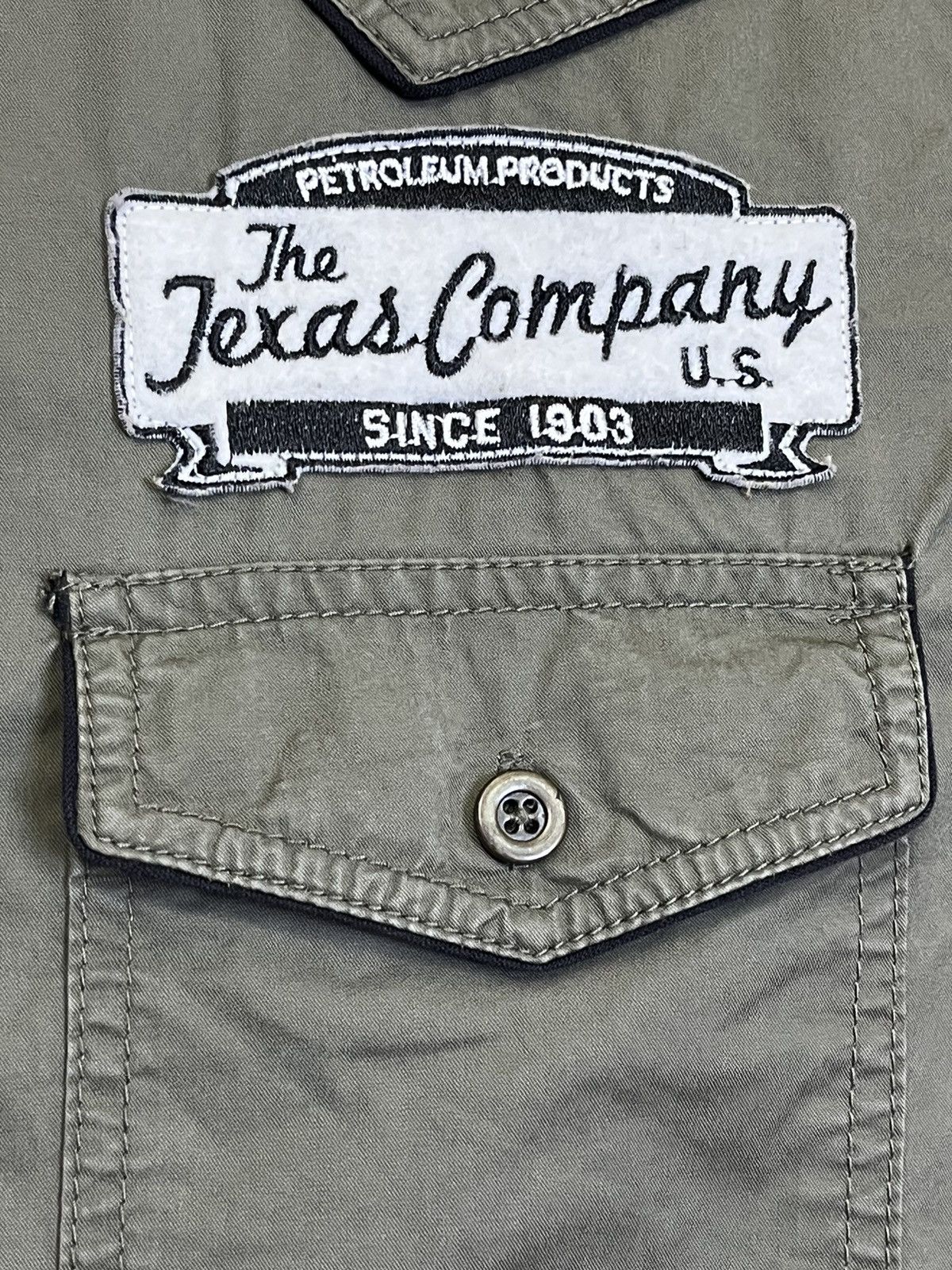 American Apparel GRAIL🔥TEXACO USA PETROLEUM TEXAS COMPANY BUTTON UPS SHIRT Size US M / EU 48-50 / 2 - 4 Thumbnail