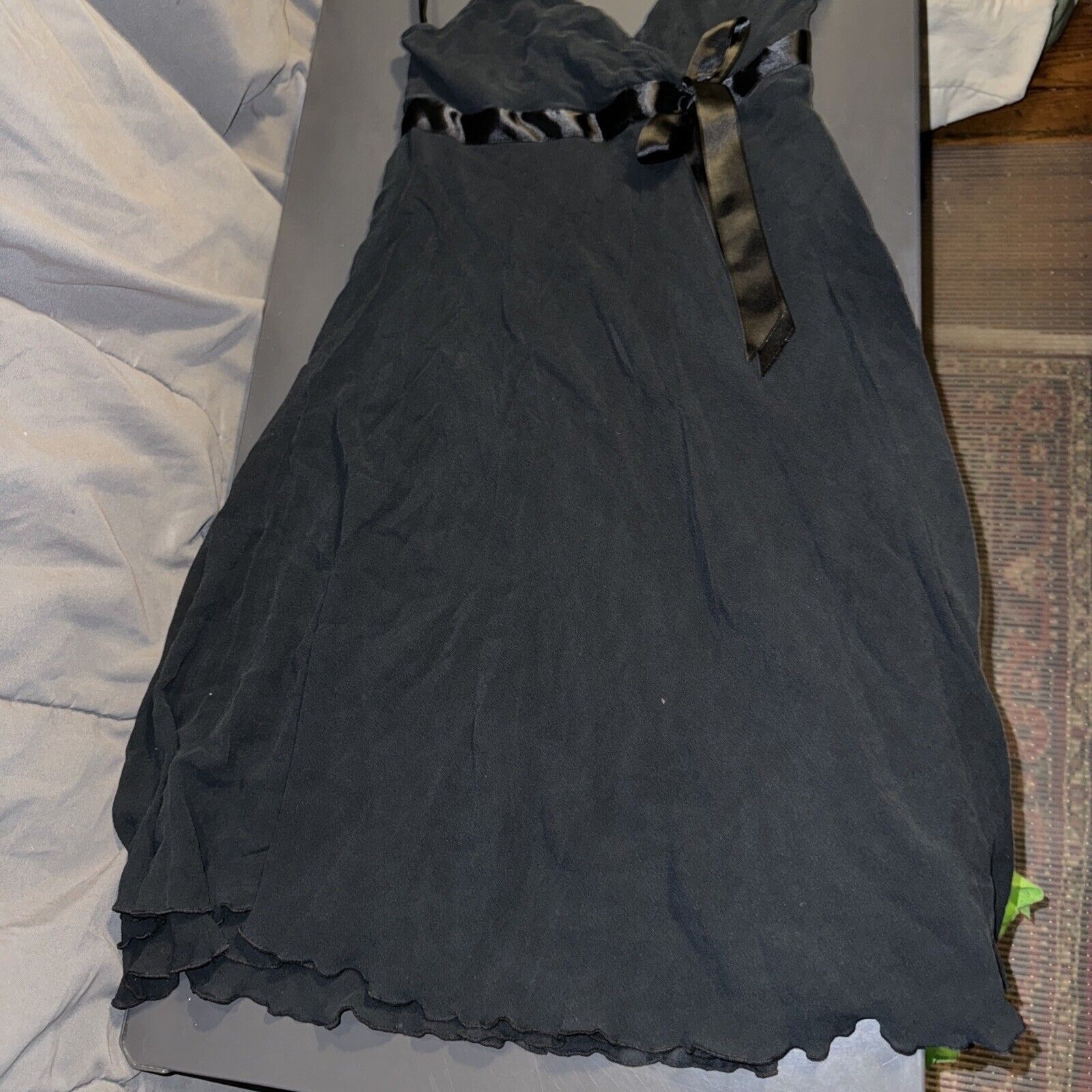 Express Express Women's 100% Silk Dress Sleeveless Size 0 A Line Lin Size XS / US 0-2 / IT 36-38 - 12 Thumbnail