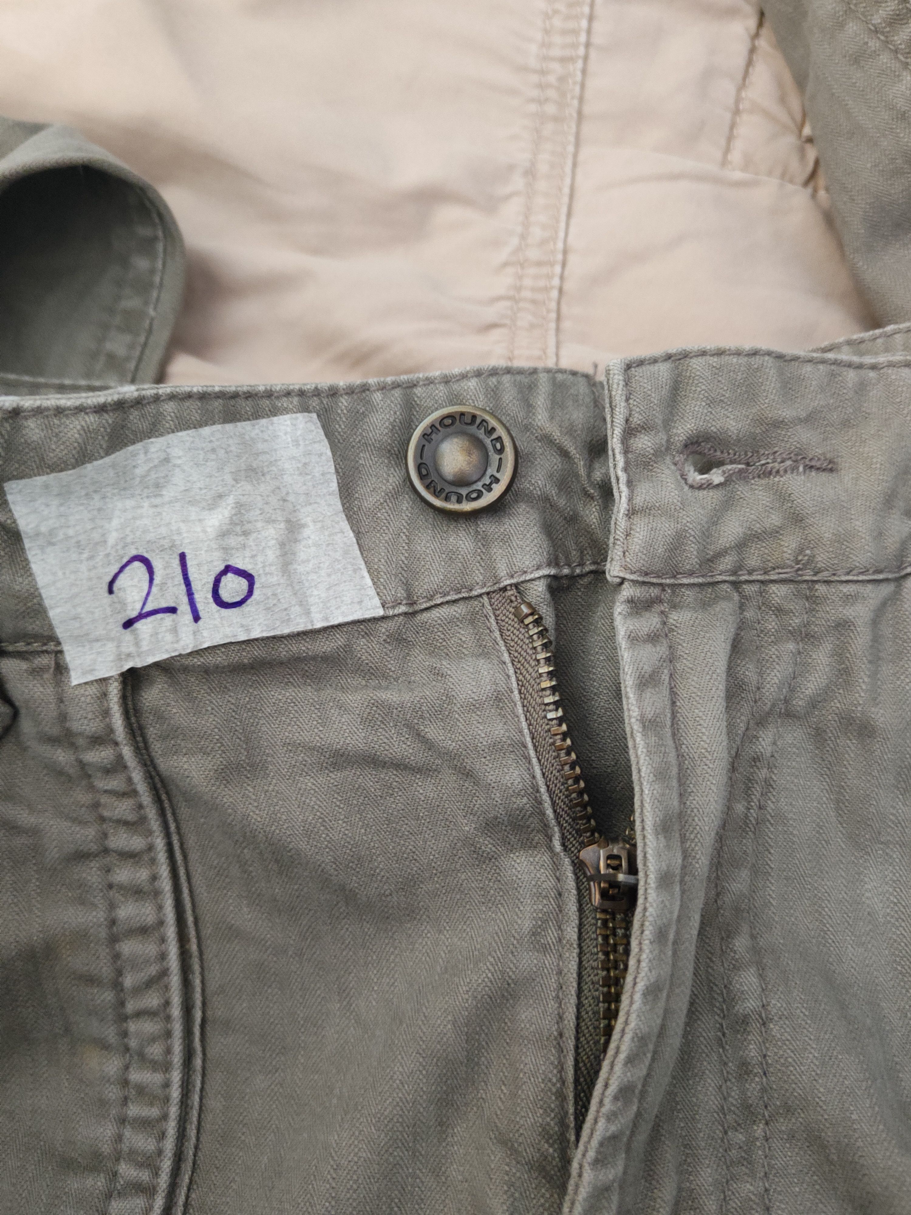 Japanese Brand DL Hound Olive Multipocket Tactical Cargo Pants #210 Size 28" / US 6 / IT 42 - 15 Thumbnail