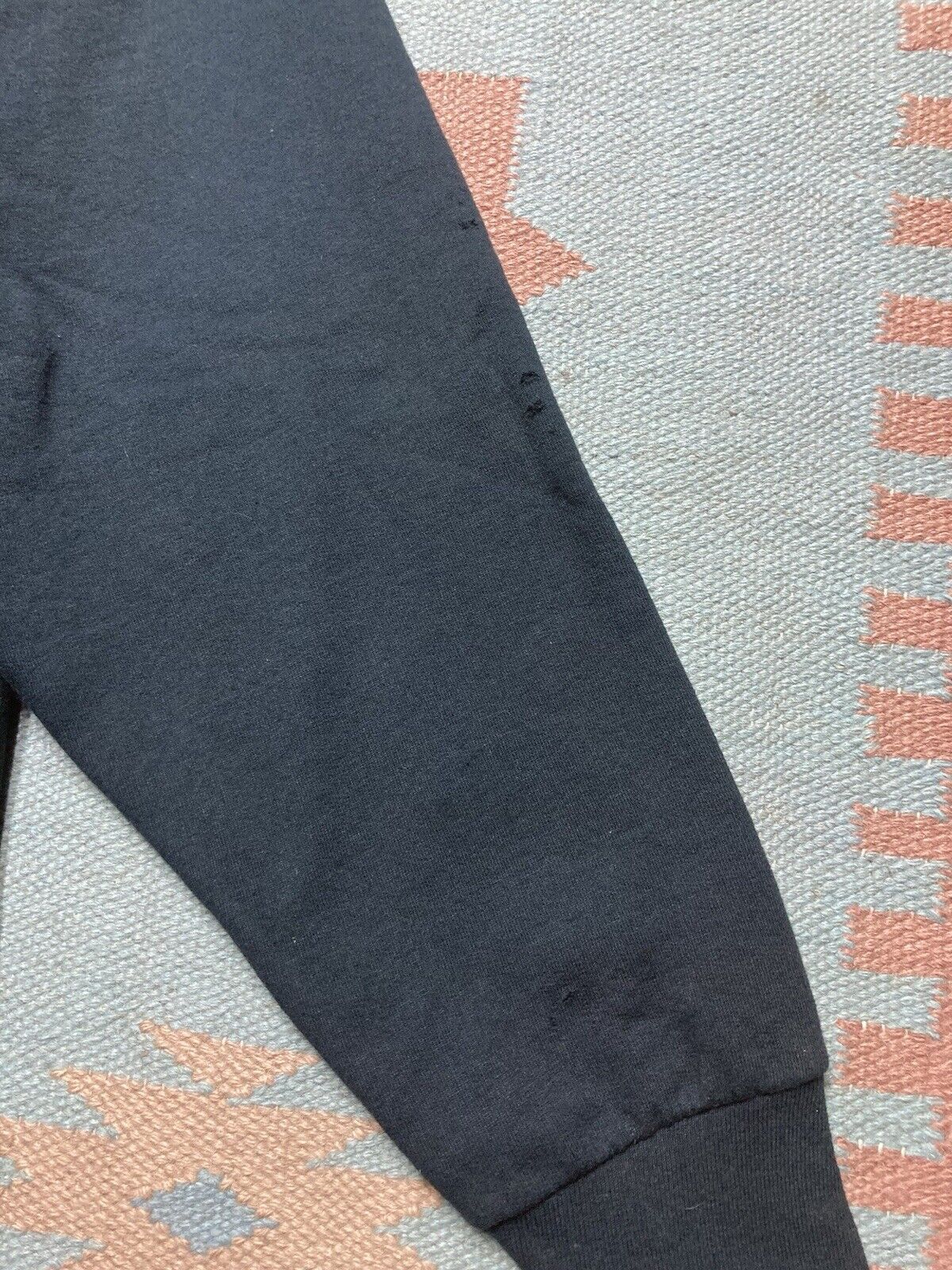 Vintage 80s sweatshirt blank black grunge goth faded distressed XL Size US XL / EU 56 / 4 - 4 Thumbnail