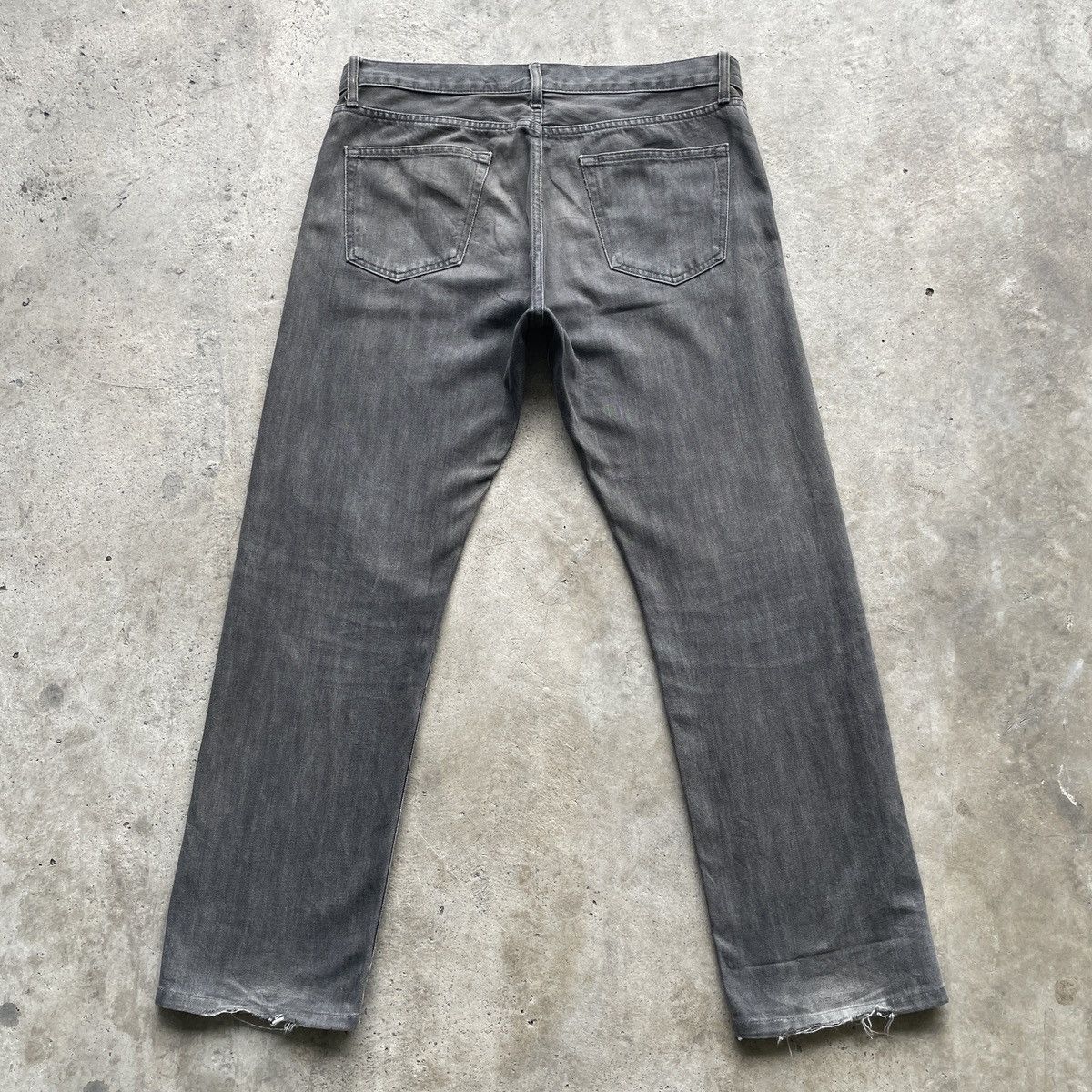Japanese Brand Vintage Japanese Brand Faded Black Jeans Denim Pants W35 Size US 35 - 10 Thumbnail
