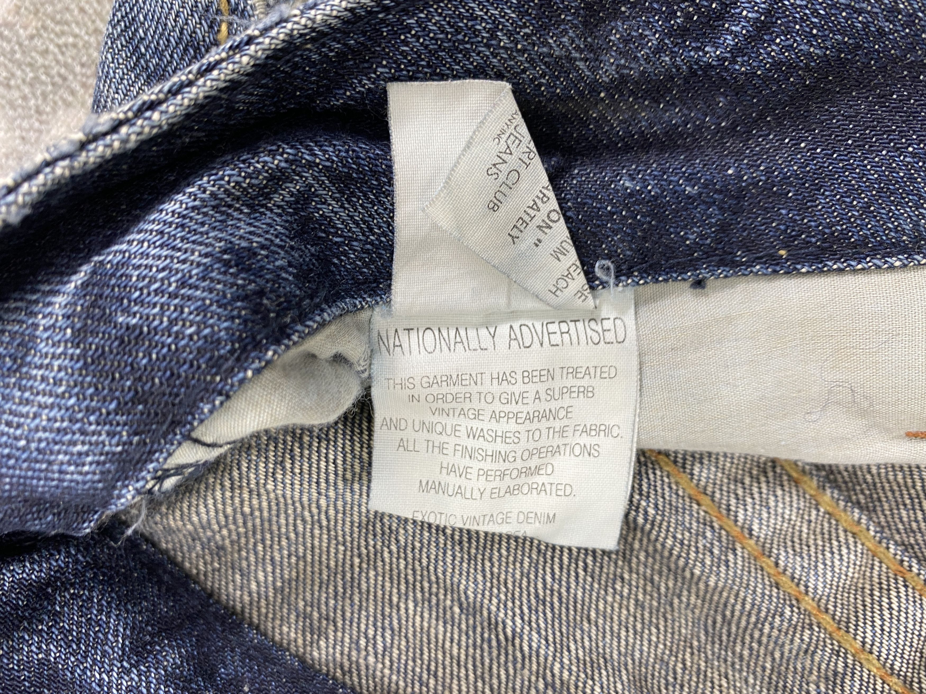 If Six Was Nine Vintage Lolita Low Rise Flare Jeans Denim JN3504 Size US 30 / EU 46 - 11 Thumbnail