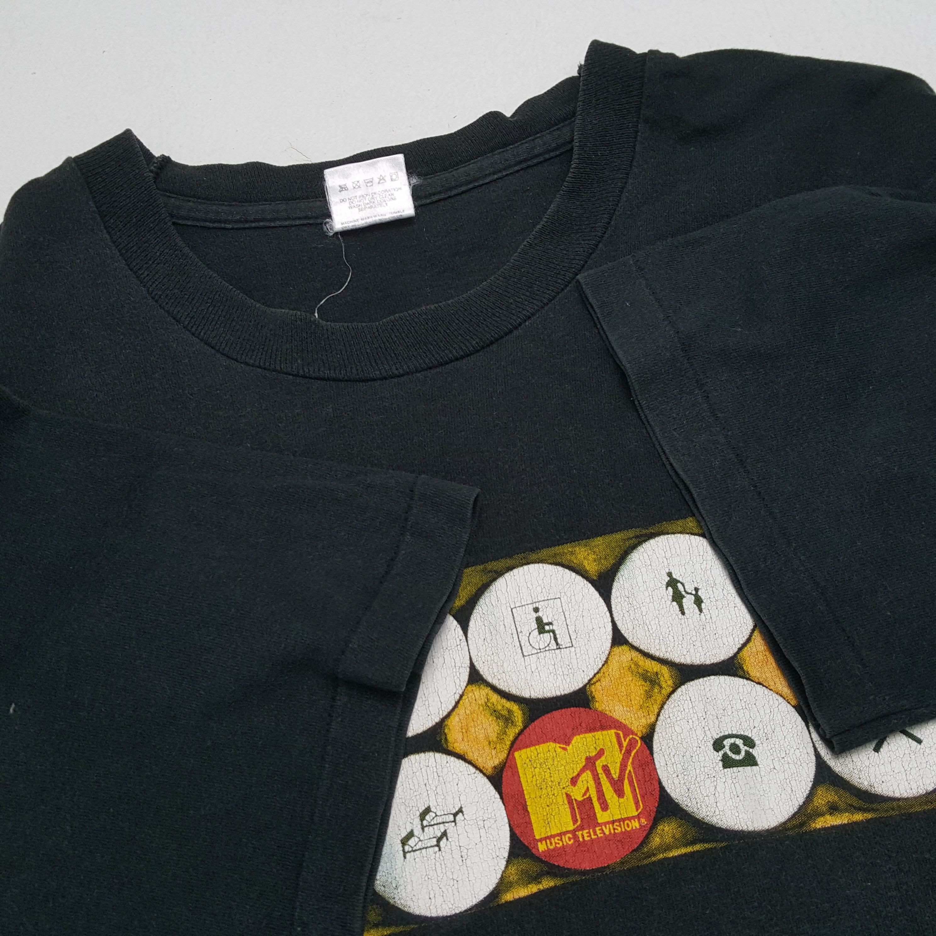 Fruit Of The Loom MUSIC TELEVISION MTV Vintage Tshirt Size US L / EU 52-54 / 3 - 6 Thumbnail