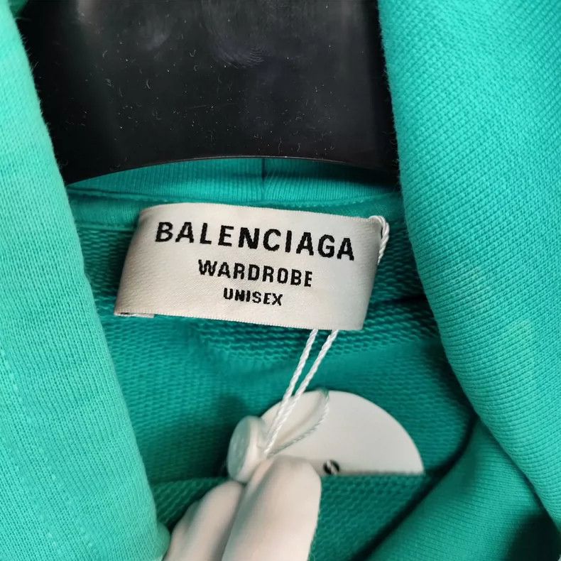 Balenciaga Balenciaga Hooded sweater green Size US S / EU 44-46 / 1 - 6 Thumbnail