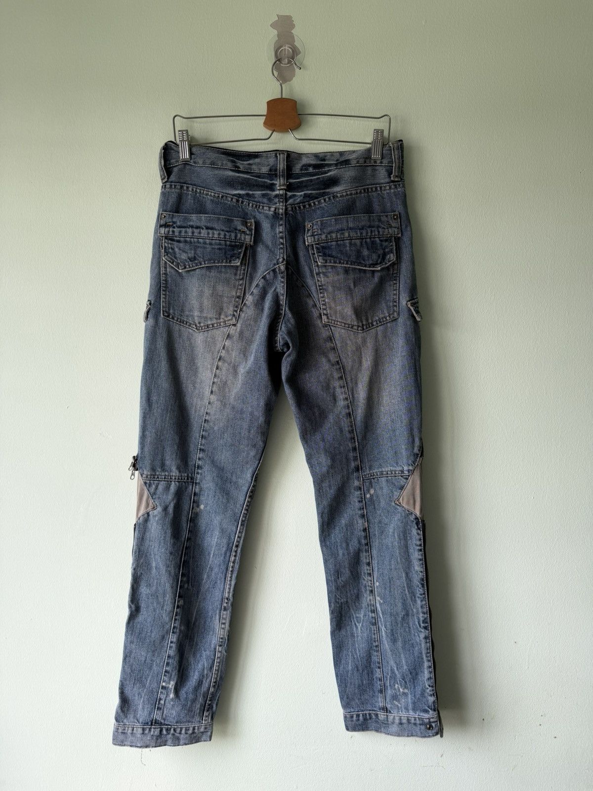 PPFM PPFM Multi Zipper Multi Pocket Jeans Size US 32 / EU 48 - 6 Thumbnail