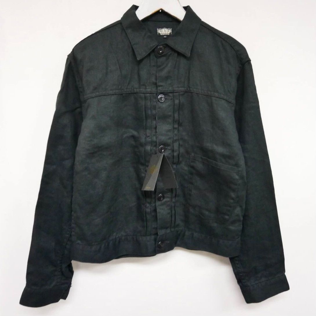 BLACK SIGN Black Sign Linen Twill Pleats Jacket Size US XXS / EU 40 - 2 Thumbnail