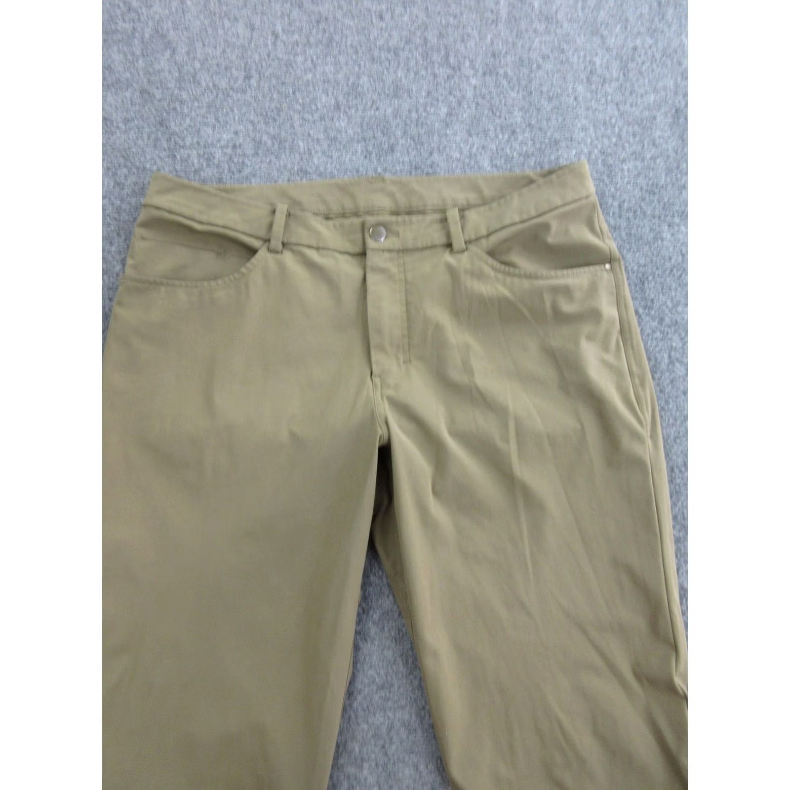 Lululemon Lululemon Pants Mens 36x30 Beige Stretch Chino Golf Casual Straight Leg Travel Size US 36 / EU 52 - 4 Thumbnail