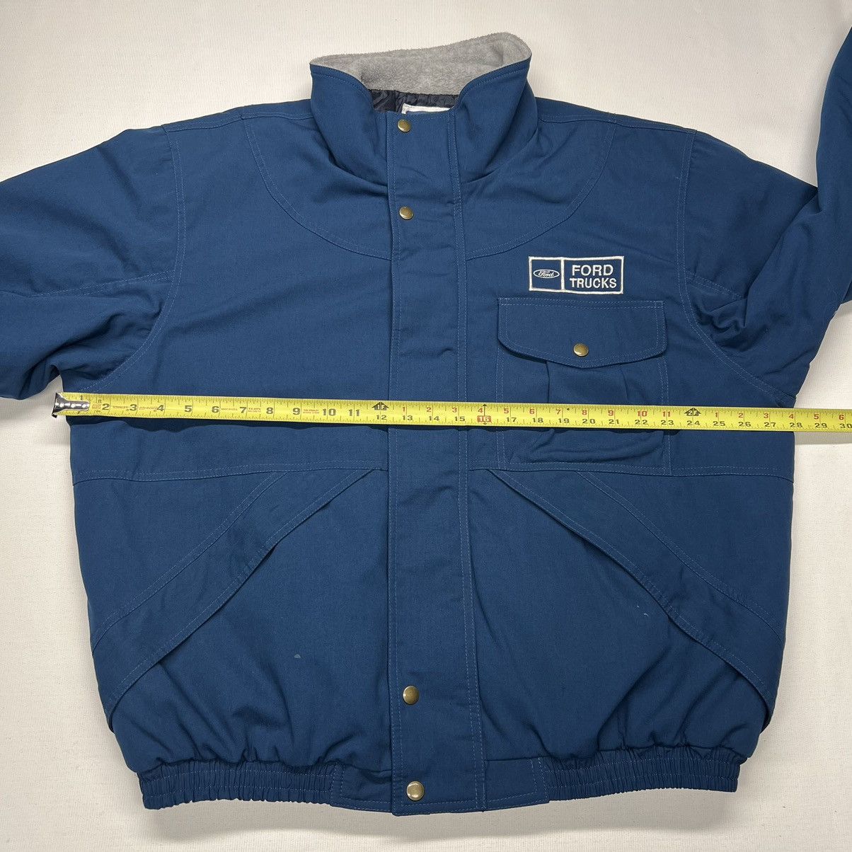 Ford × Vintage VTG Ford Jacket Blue Full Zip Factory Uniform Truck Canada Size US XL / EU 56 / 4 - 21 Thumbnail