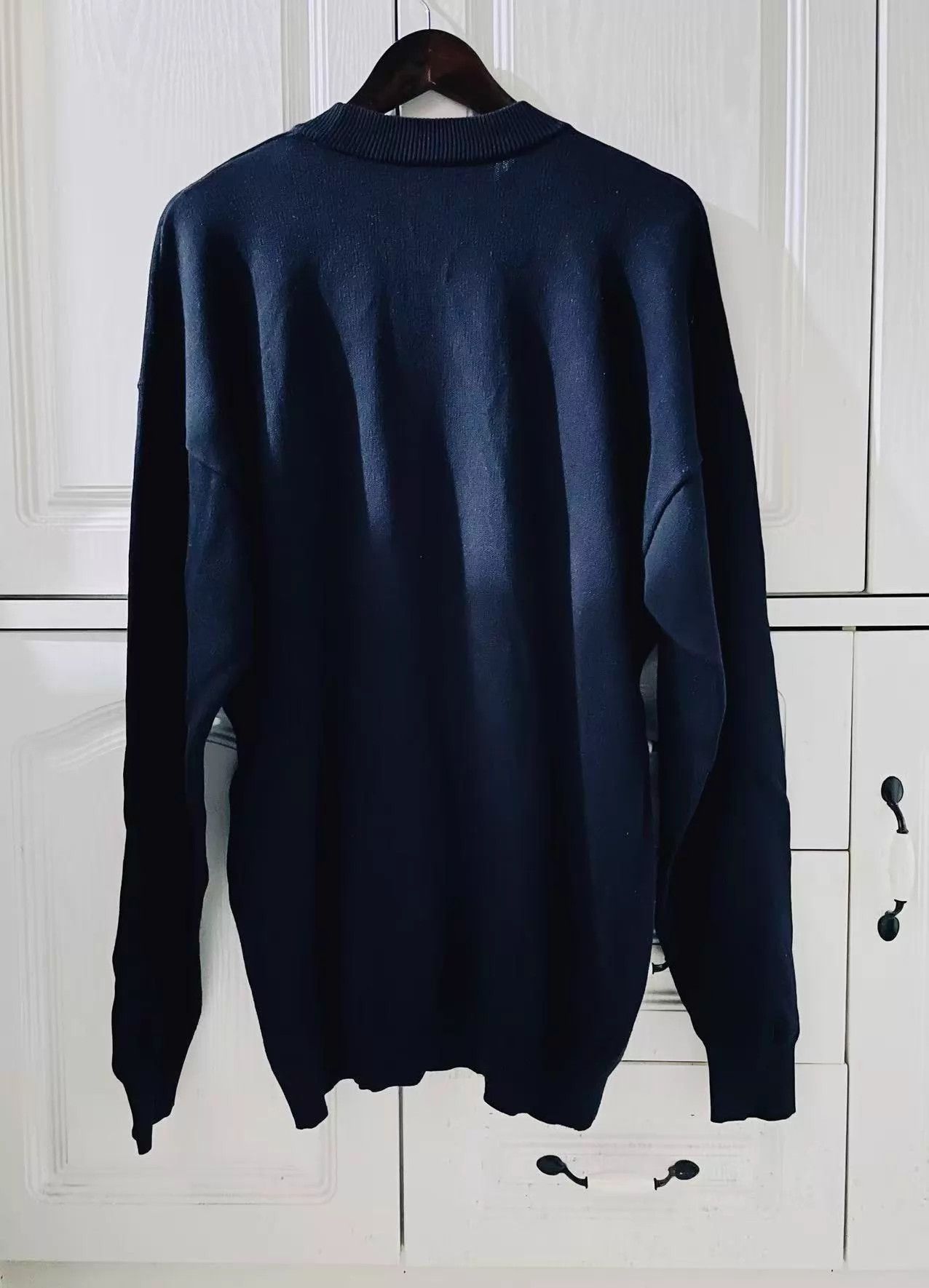 Versace Versace Runway Logo-Print Cotton-Wool Knit Sweater 99 New Size US M / EU 48-50 / 2 - 2 Thumbnail