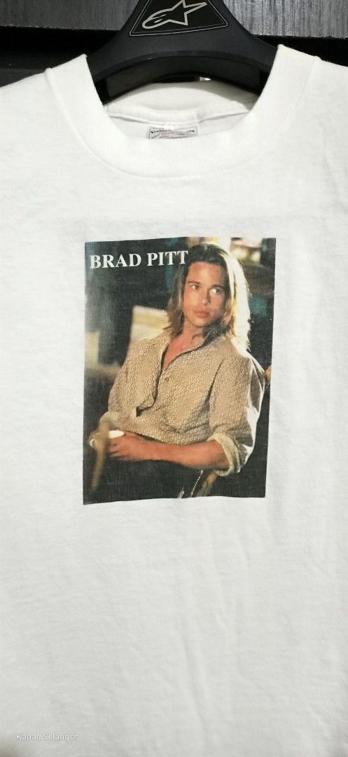 Designer × Vintage Vintage brad pitt photo tee shirt Size US S / EU 44-46 / 1 - 2 Thumbnail
