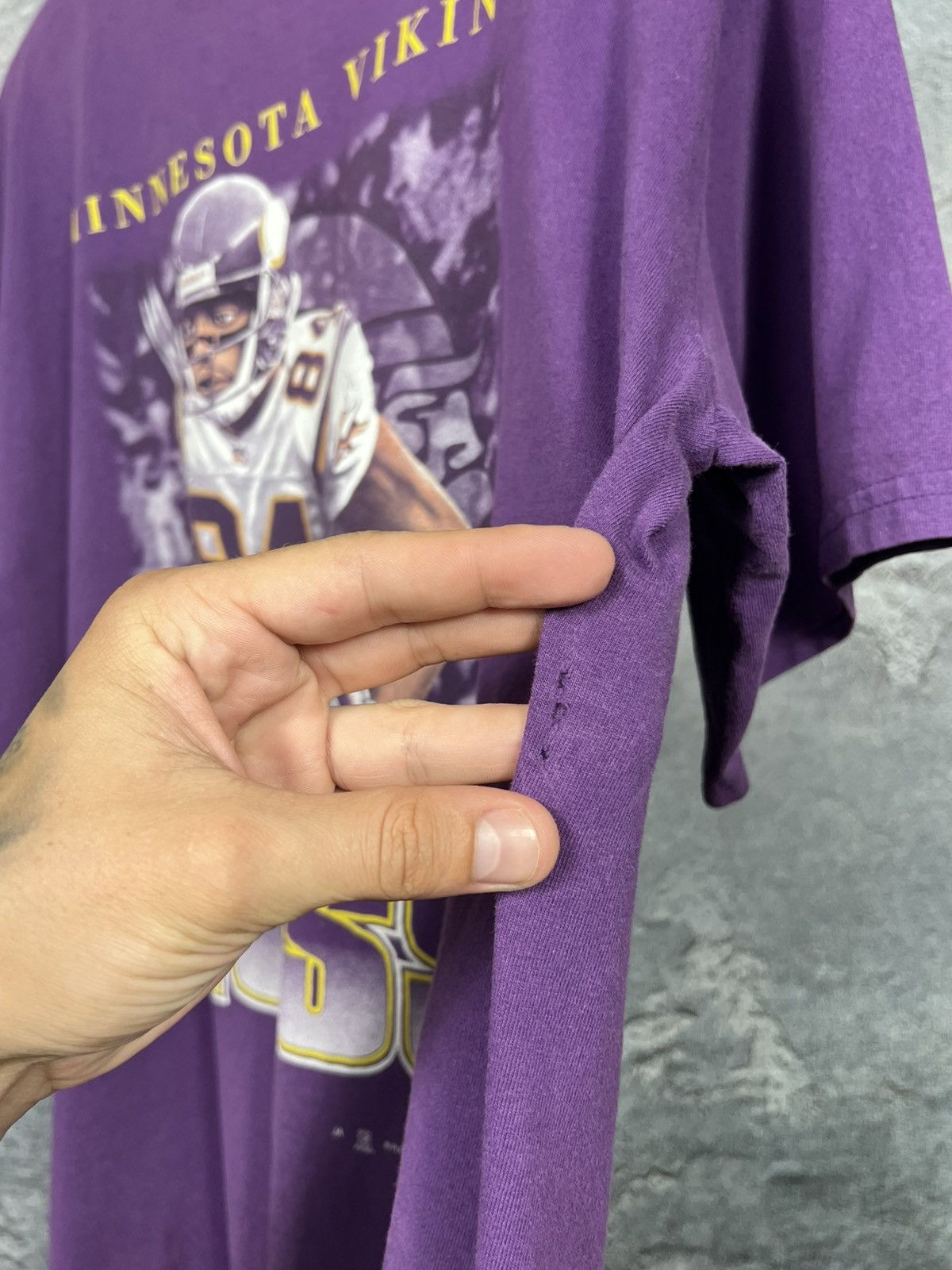 NFL Vintage 1999 Randy Moss Minnesota Vikings T-shirt Tee Size US XL / EU 56 / 4 - 11 Thumbnail