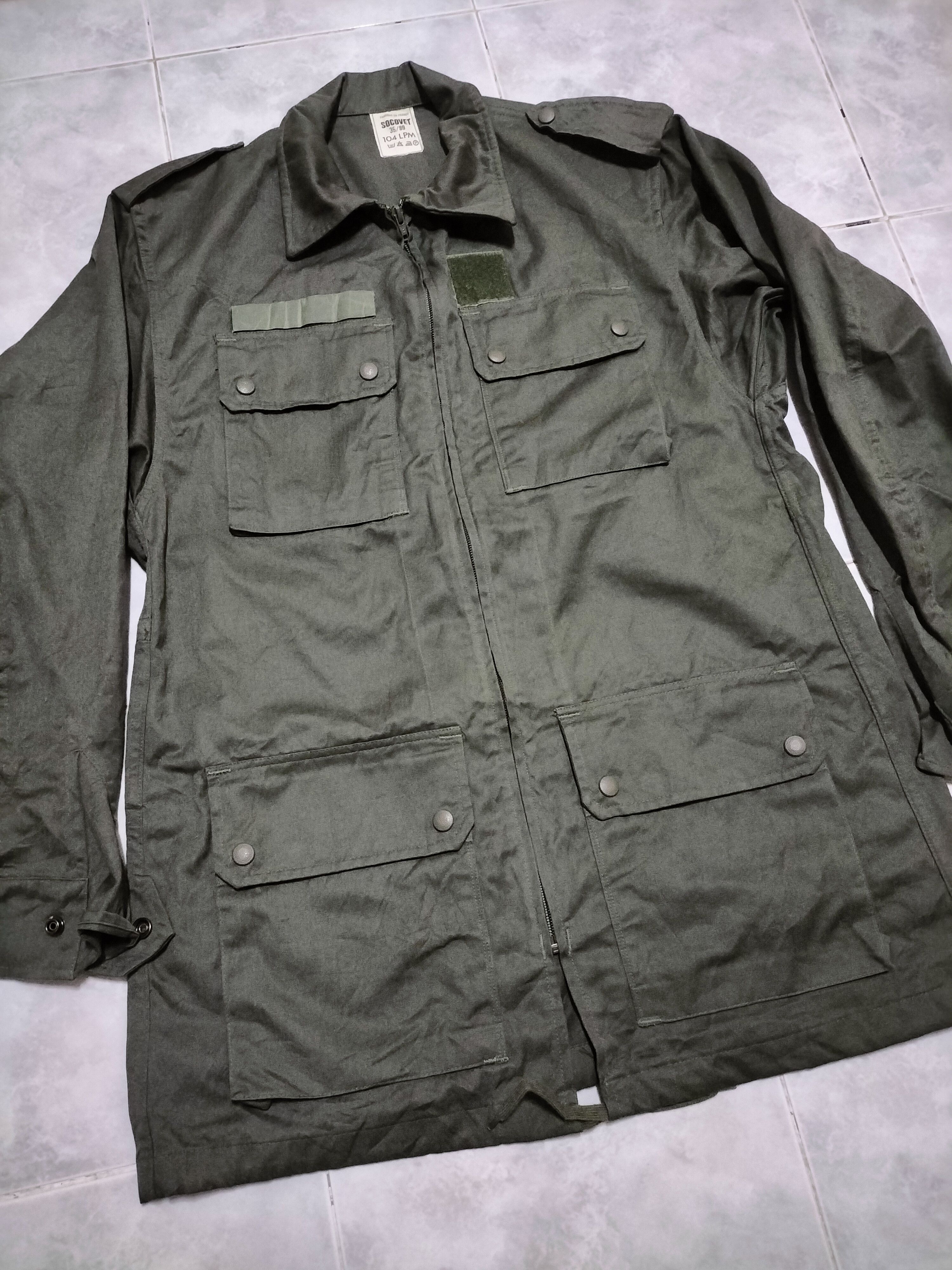 Vintage Vintage France Military Jacket Socovet 104LPM WW2 fashion Size US L / EU 52-54 / 3 - 4 Thumbnail