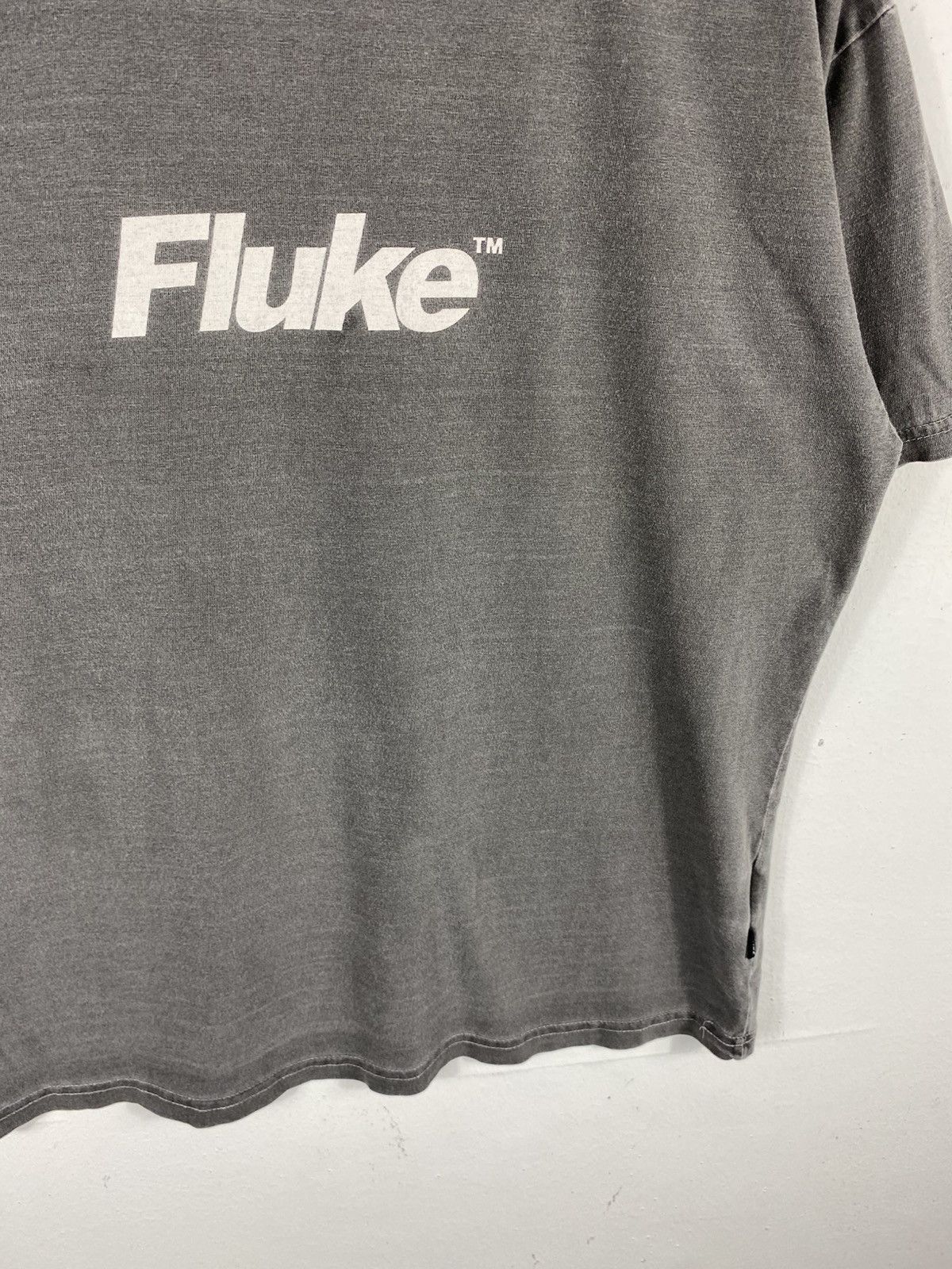 Japanese Brand Distressed Fluke T-Shirt Size US M / EU 48-50 / 2 - 11 Thumbnail