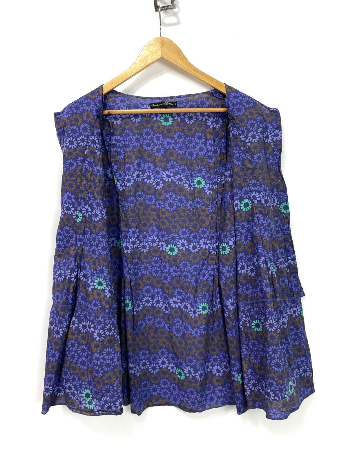 Gudrun Sjoden Gudrun Sjoden Organic Cotton Pocket Tunic Lagenlook Boho Size S / US 4 / IT 40 - 4 Thumbnail