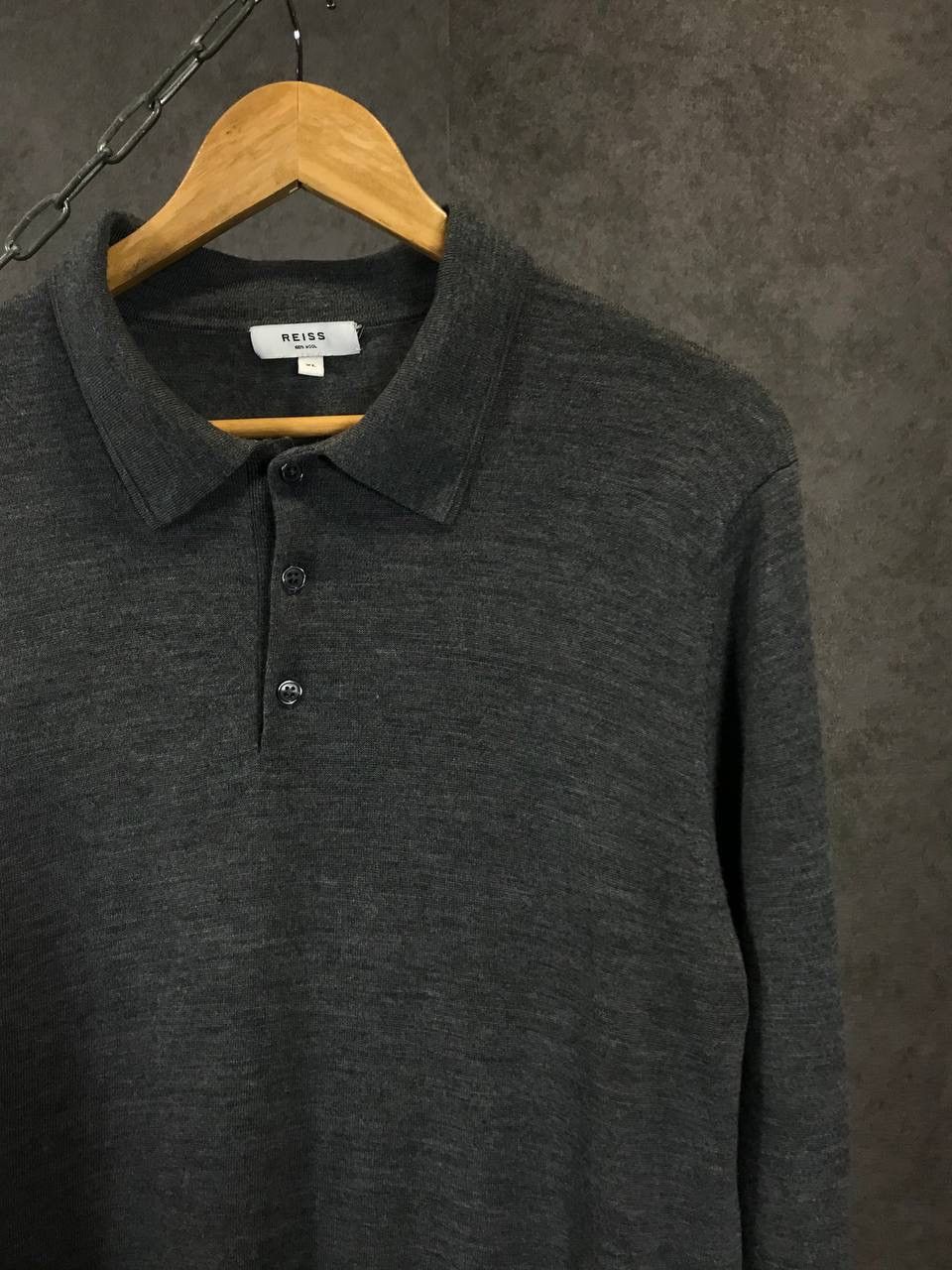 Reiss Reiss wool polo sweater Size US XL / EU 56 / 4 - 2 Thumbnail