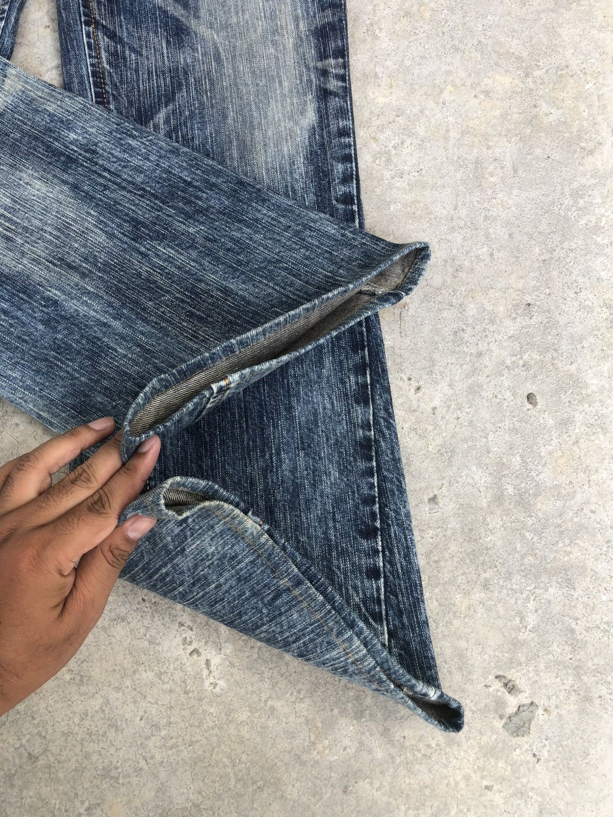Hysteric Glamour Japanese Edwin XV Flared Jeans Distressed Denim Size US 32 / EU 48 - 13 Thumbnail