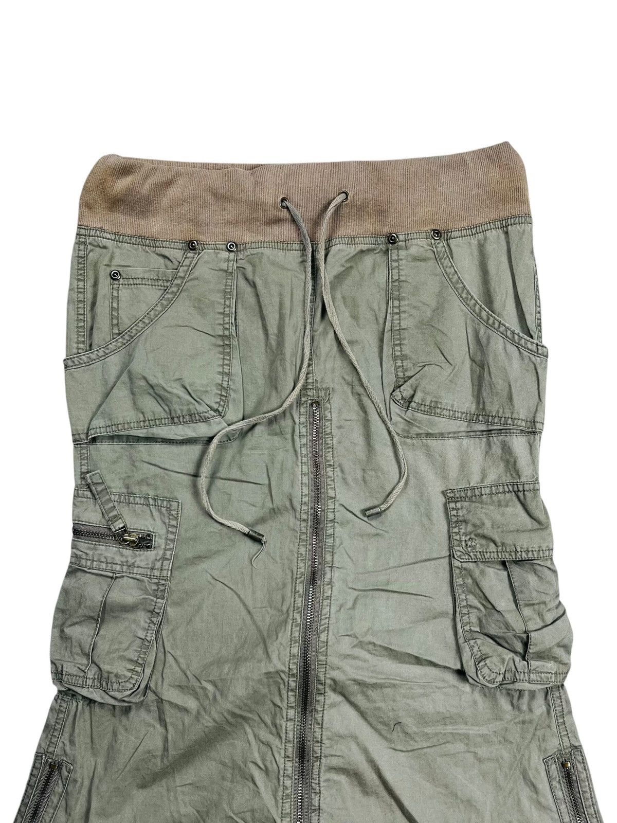 If Six Was Nine 2000s GOA - Apocalypse Style Cargo Skirt Size 29" - 6 Thumbnail