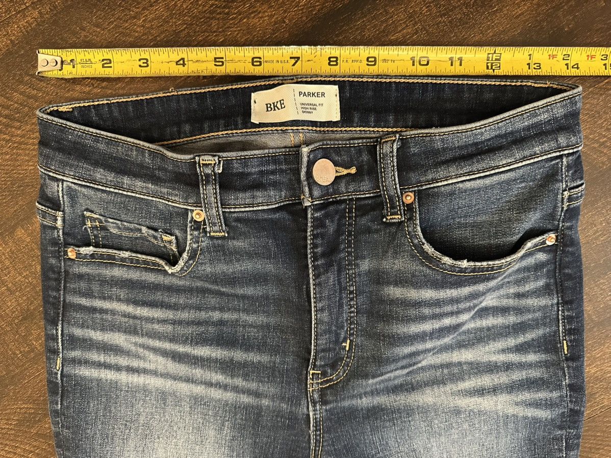BKE BKE Parker Womens 28x29 High Rise Skinny Jeans Dark Wash Size 28" / US 6 / IT 42 - 2 Thumbnail