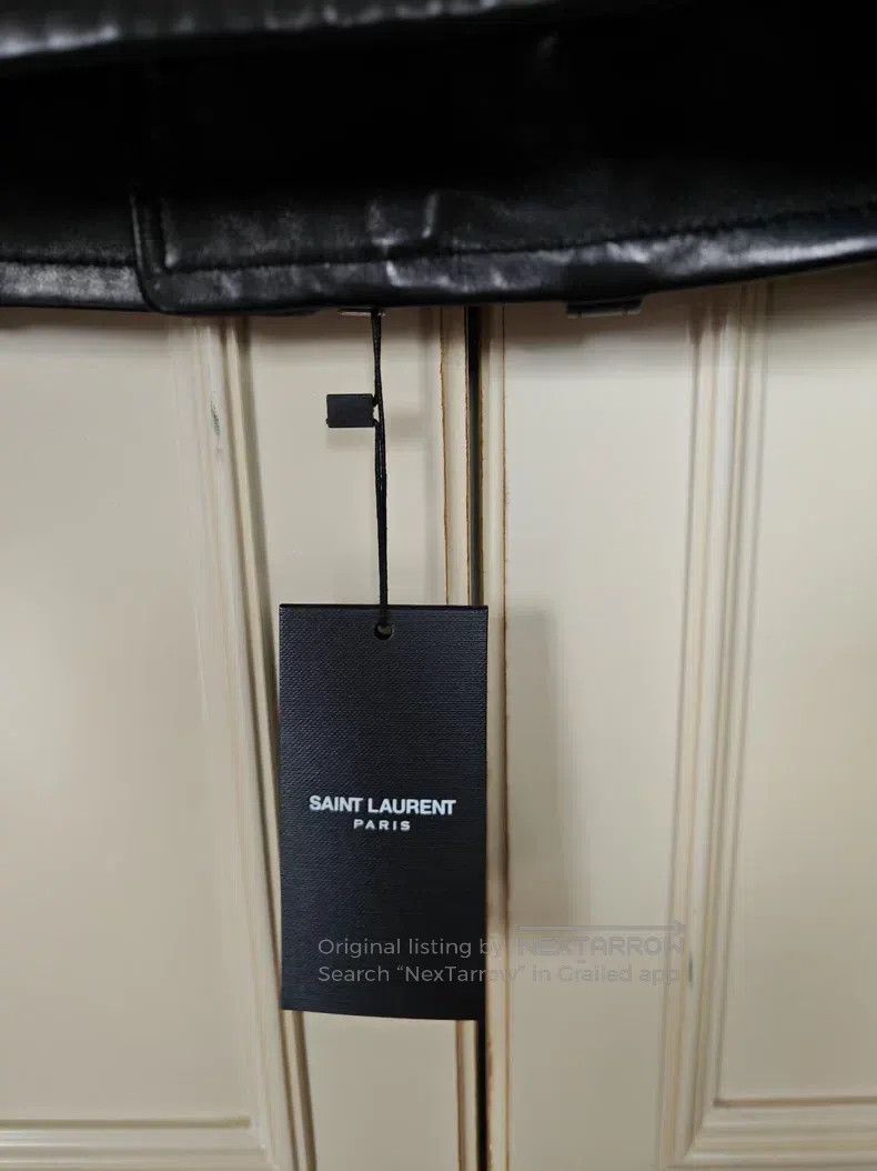 Saint Laurent Paris Saint Laurent Paris Black motorcycle leather jacket Size M / US 6-8 / IT 42-44 - 6 Thumbnail