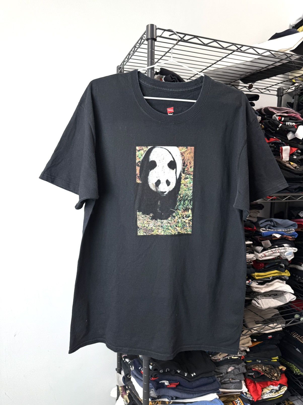 Other Vintage 00’s Panda Art T Shirt By Hanes USA Animals Size US L / EU 52-54 / 3 - 1 Thumbnail