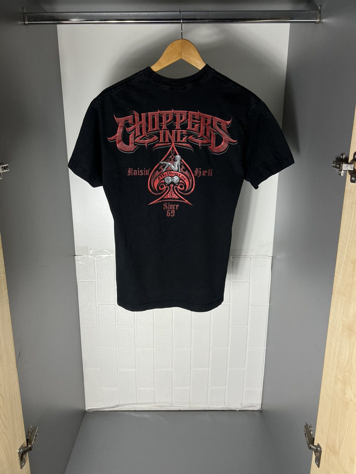 West Coast Choppers VINTAGE HARLEY DAVIDSON CHOPPERS ING MOTORCYCLE RETRO 90s Size US S / EU 44-46 / 1 - 1 Thumbnail