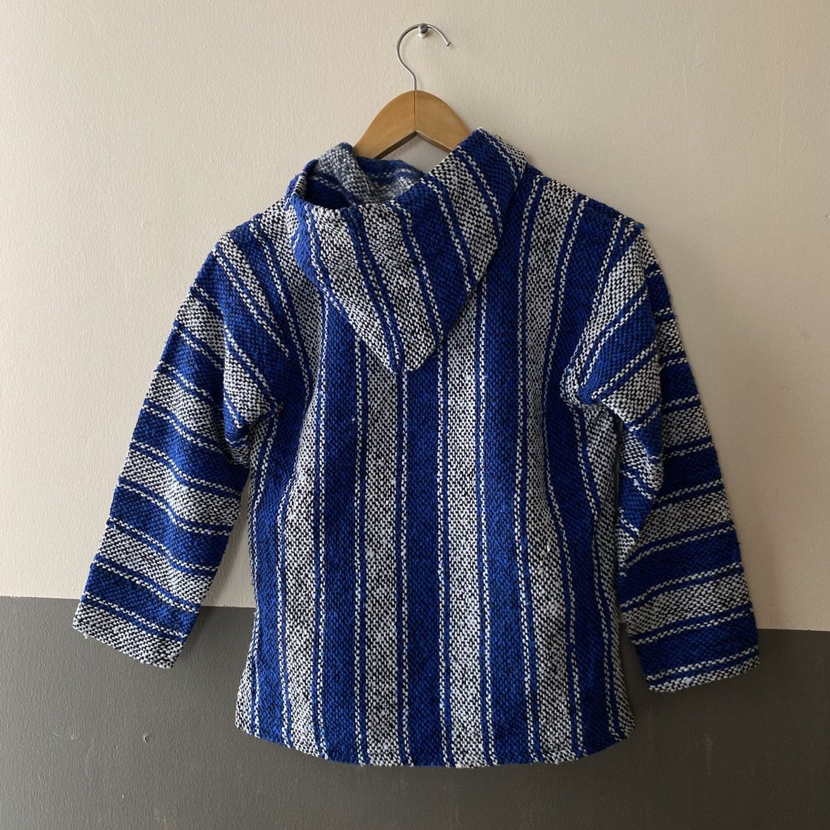 Vintage Blue and White Striped Baja Hoodie Size US S / EU 44-46 / 1 - 2 Thumbnail