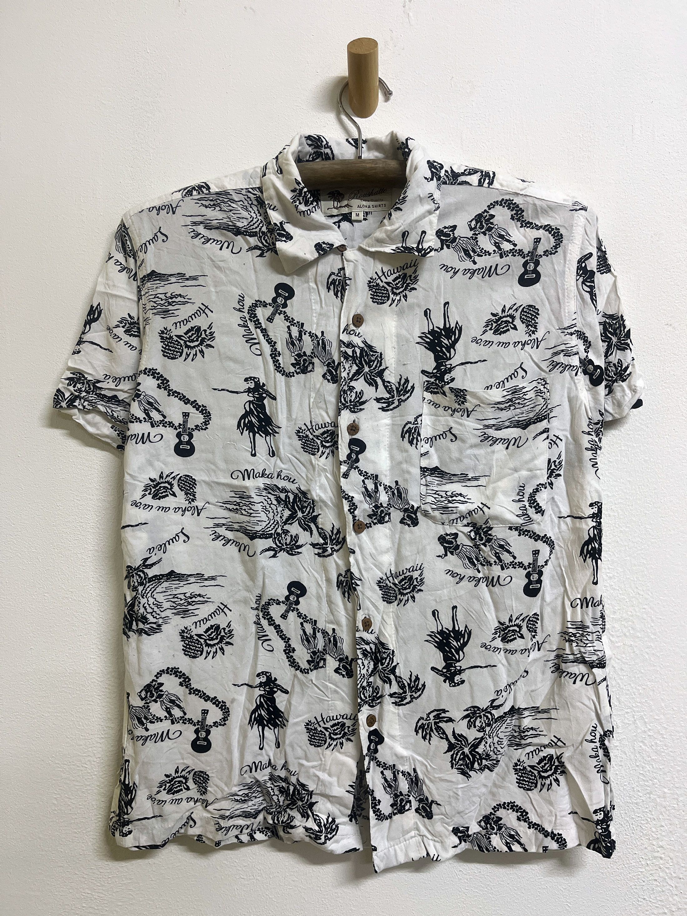 Japanese Brand Roushatte Short Sleeve Hawaii Hawaiian Size US M / EU 48-50 / 2 - 1 Thumbnail