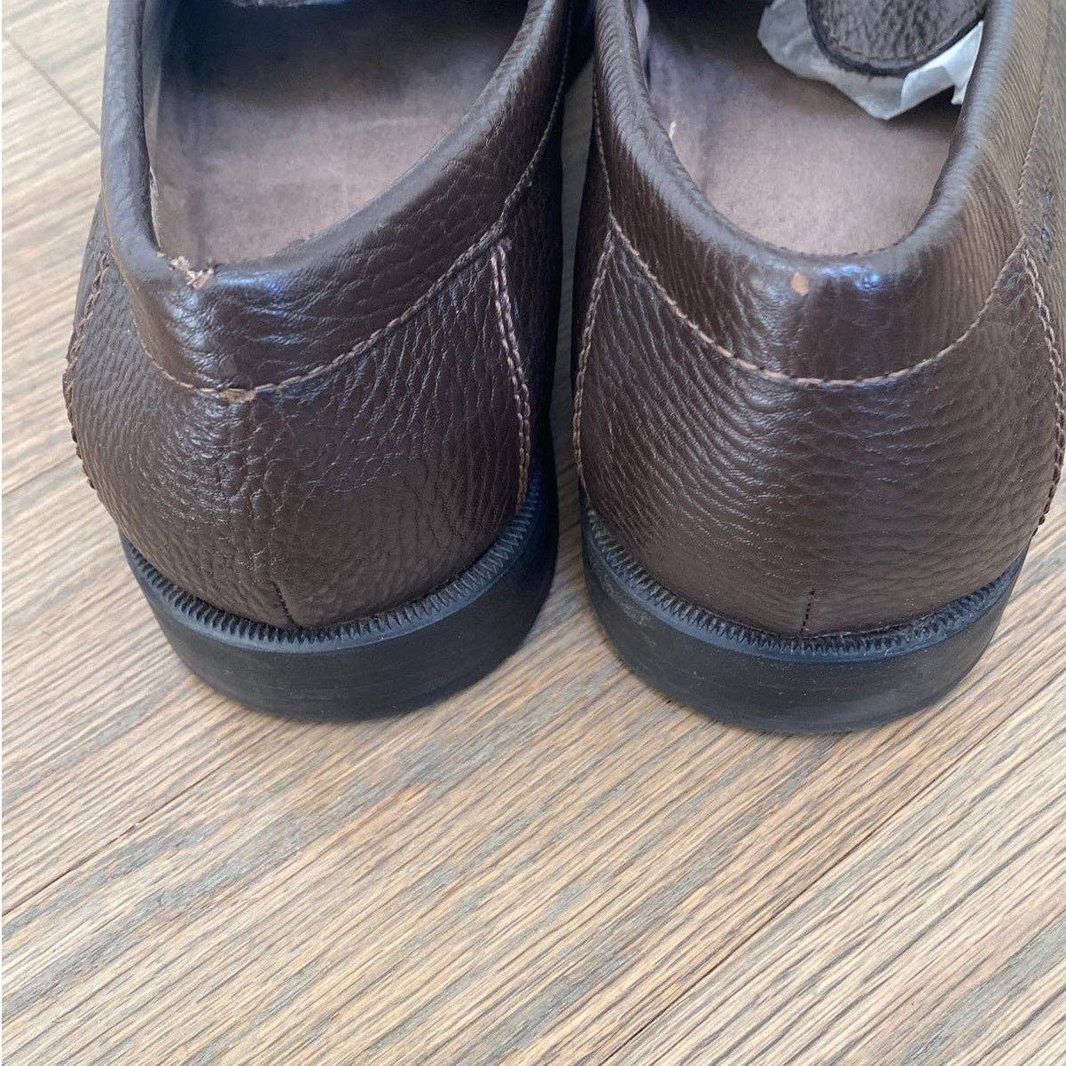 Calvin Klein Calvin Klein Brown Leather Loafers Size 9.5 Size US 9.5 / EU 42-43 - 3 Thumbnail