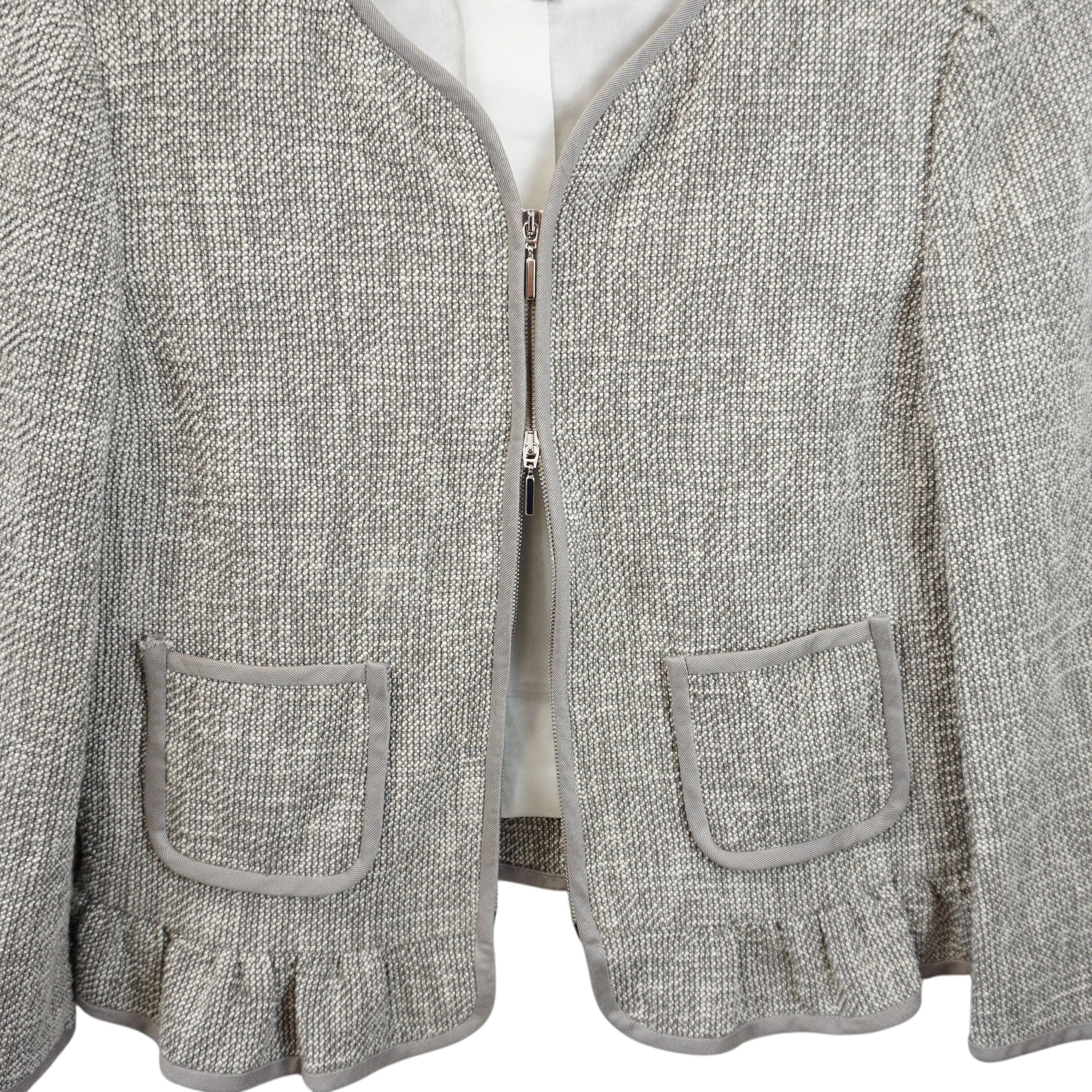Armani Collezioni Archive Luxury Armani Collezioni Reverse Zip Blazer Size S / US 4 / IT 40 - 4 Thumbnail